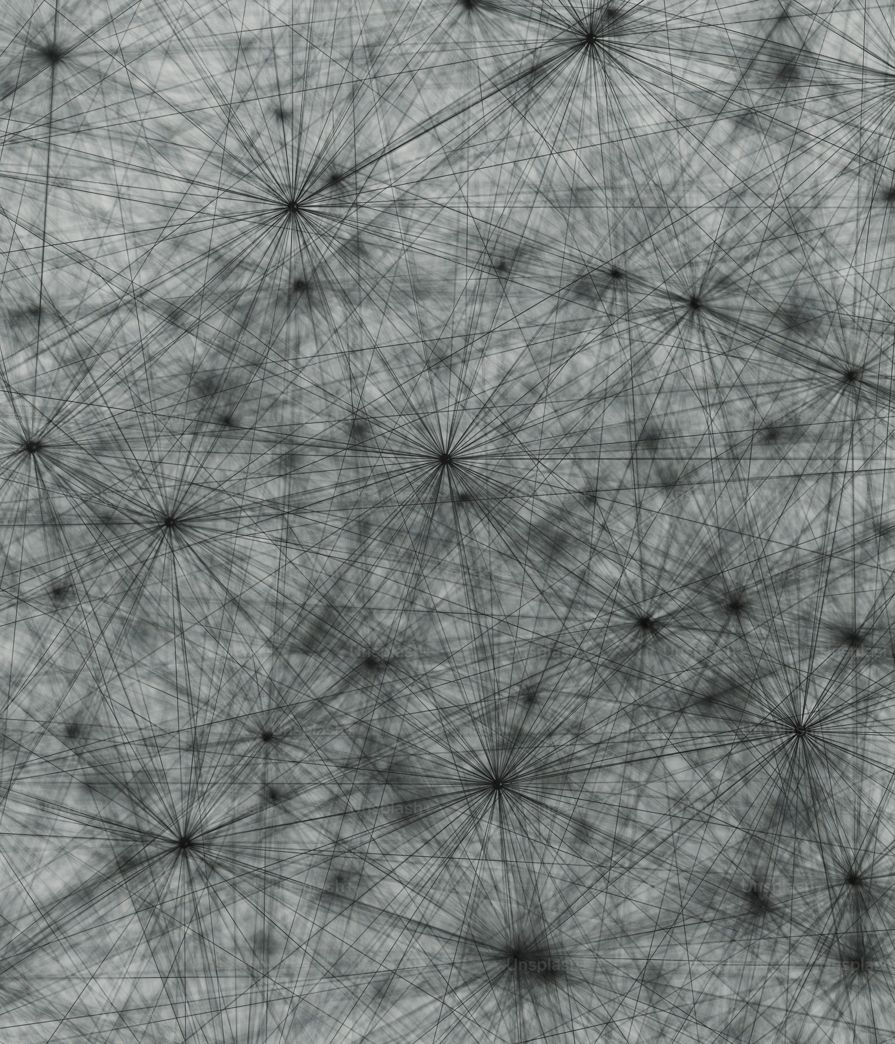 Una foto en blanco y negro de un montón de líneas