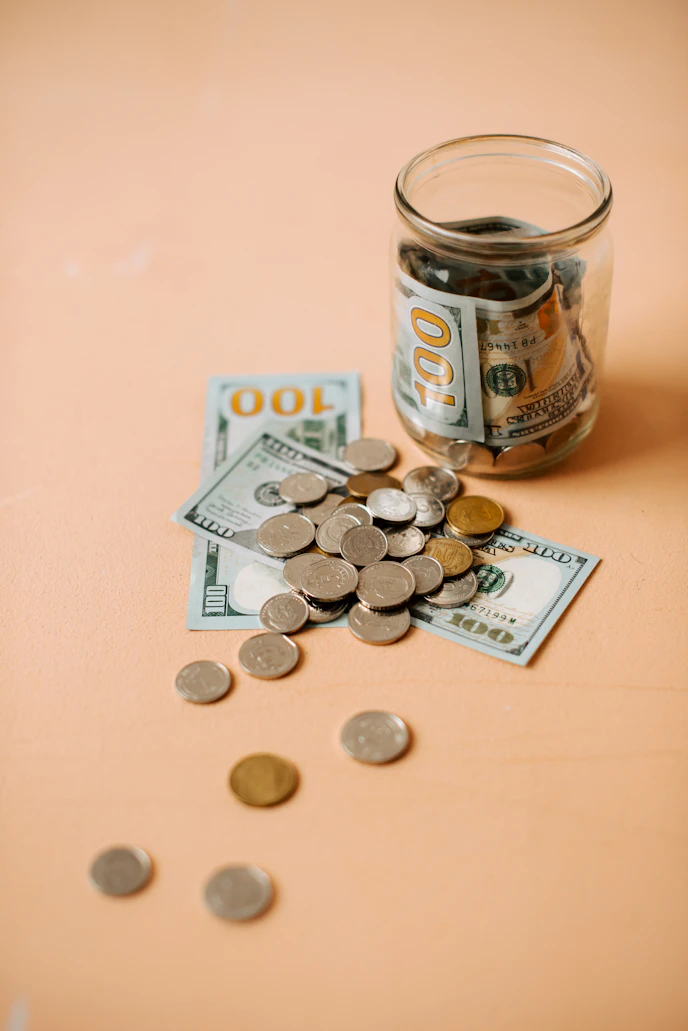 Emergency savings plan funded with money remaining after monthly expenses
