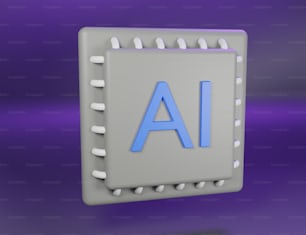 a computer chip with the letter a on it