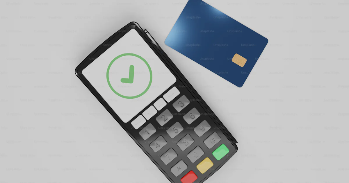 A calculator and a credit card on a table photo – Contactless Image on ...