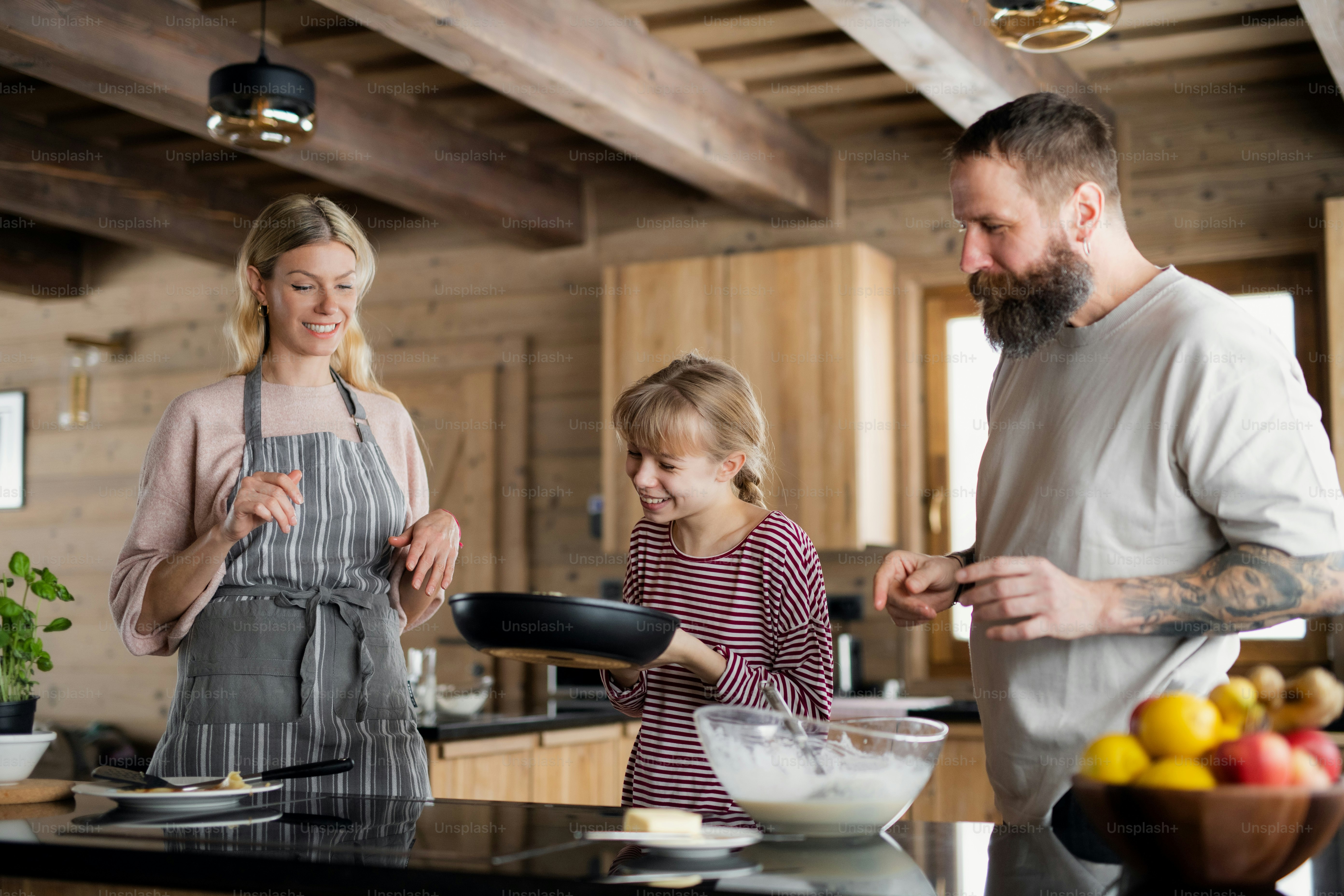 Atelier cuisine en famille avec des enfants