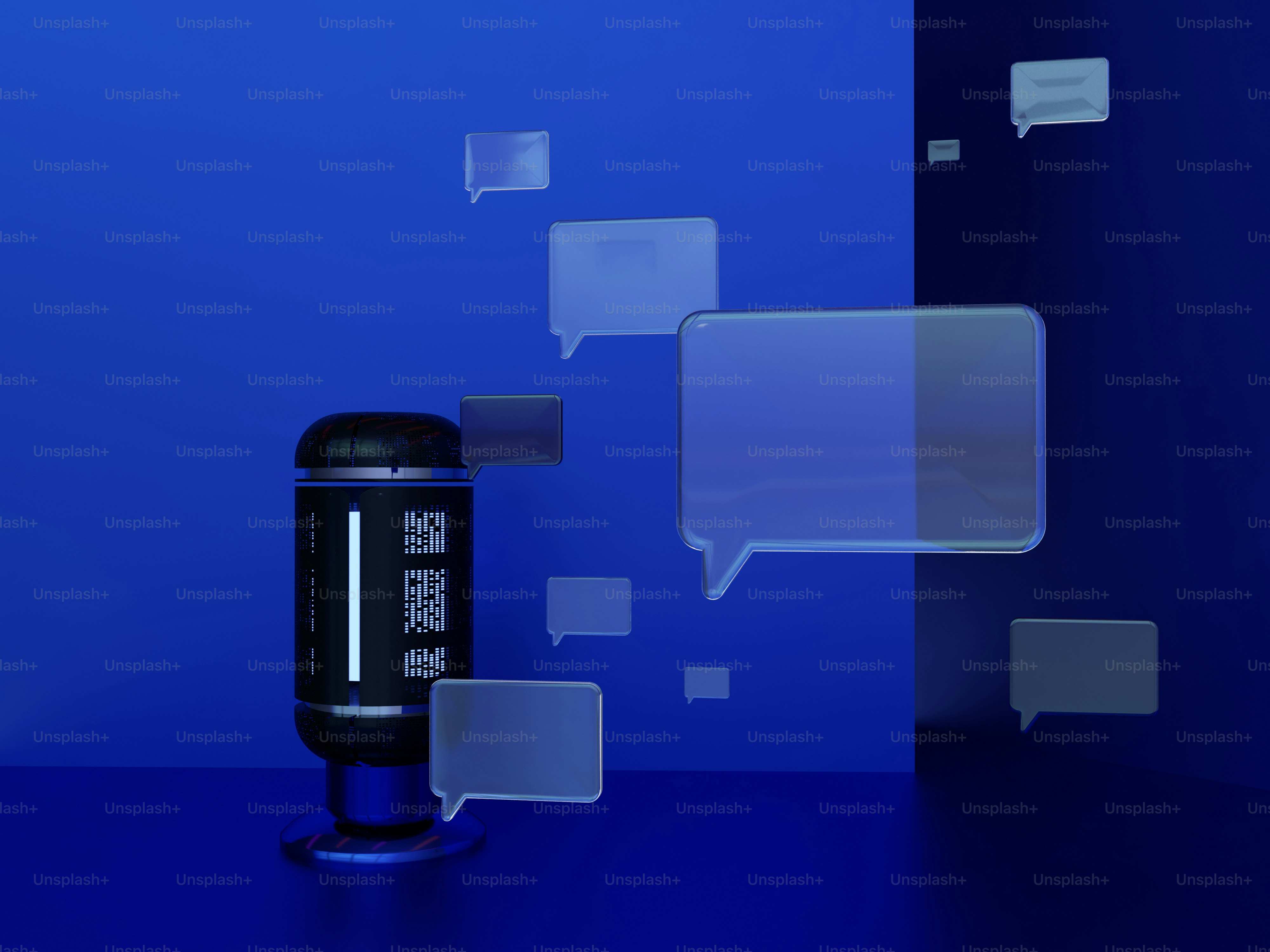 a cell phone sitting next to a blue wall