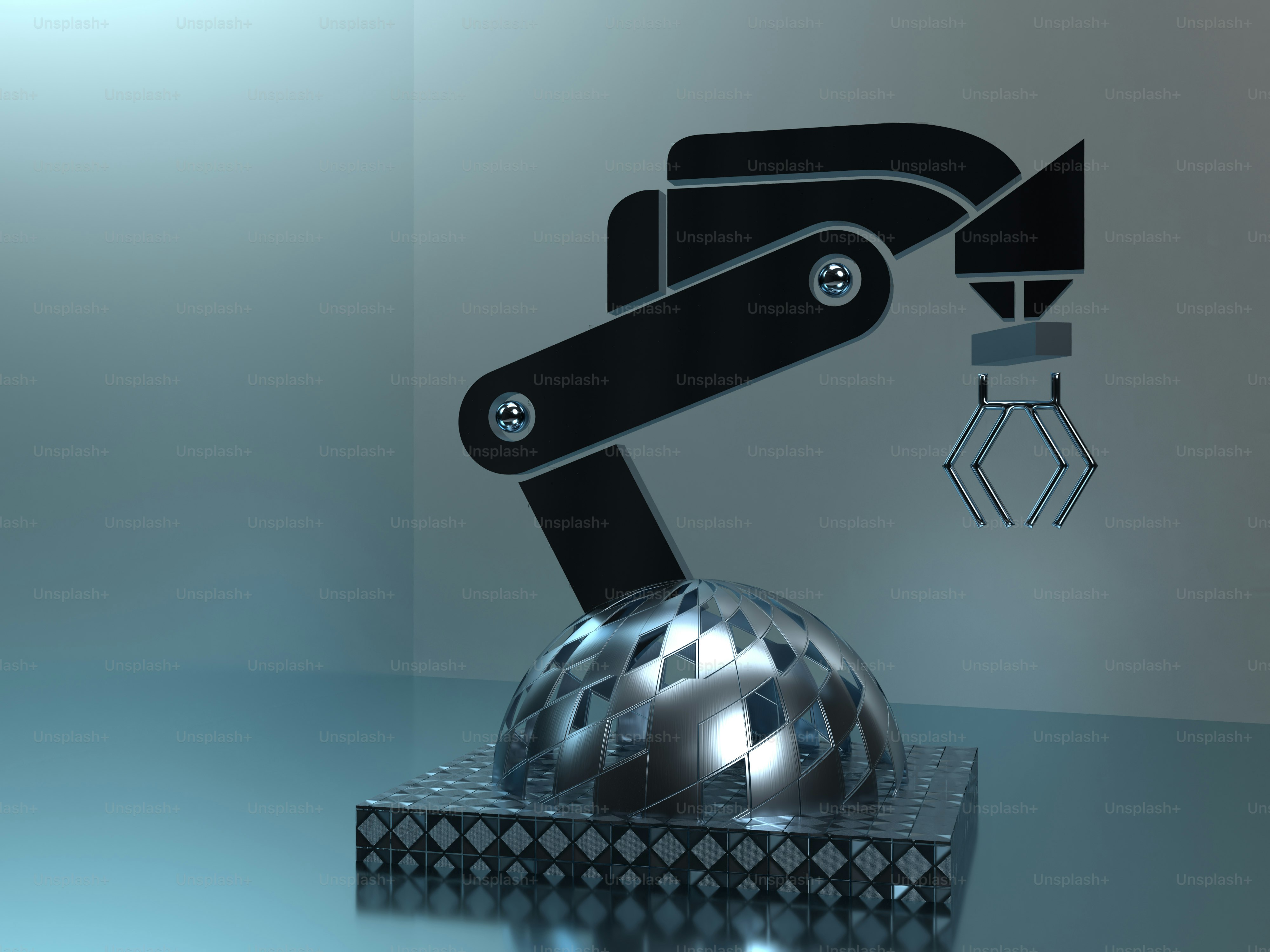 a metal object with a light bulb on top of it