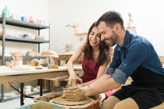 One-on-one pottery session