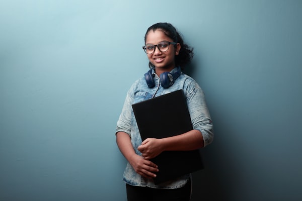 IELTS student preparing for exam