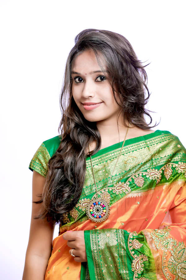 Indigo Sungudi Saree