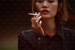 Woman smoking