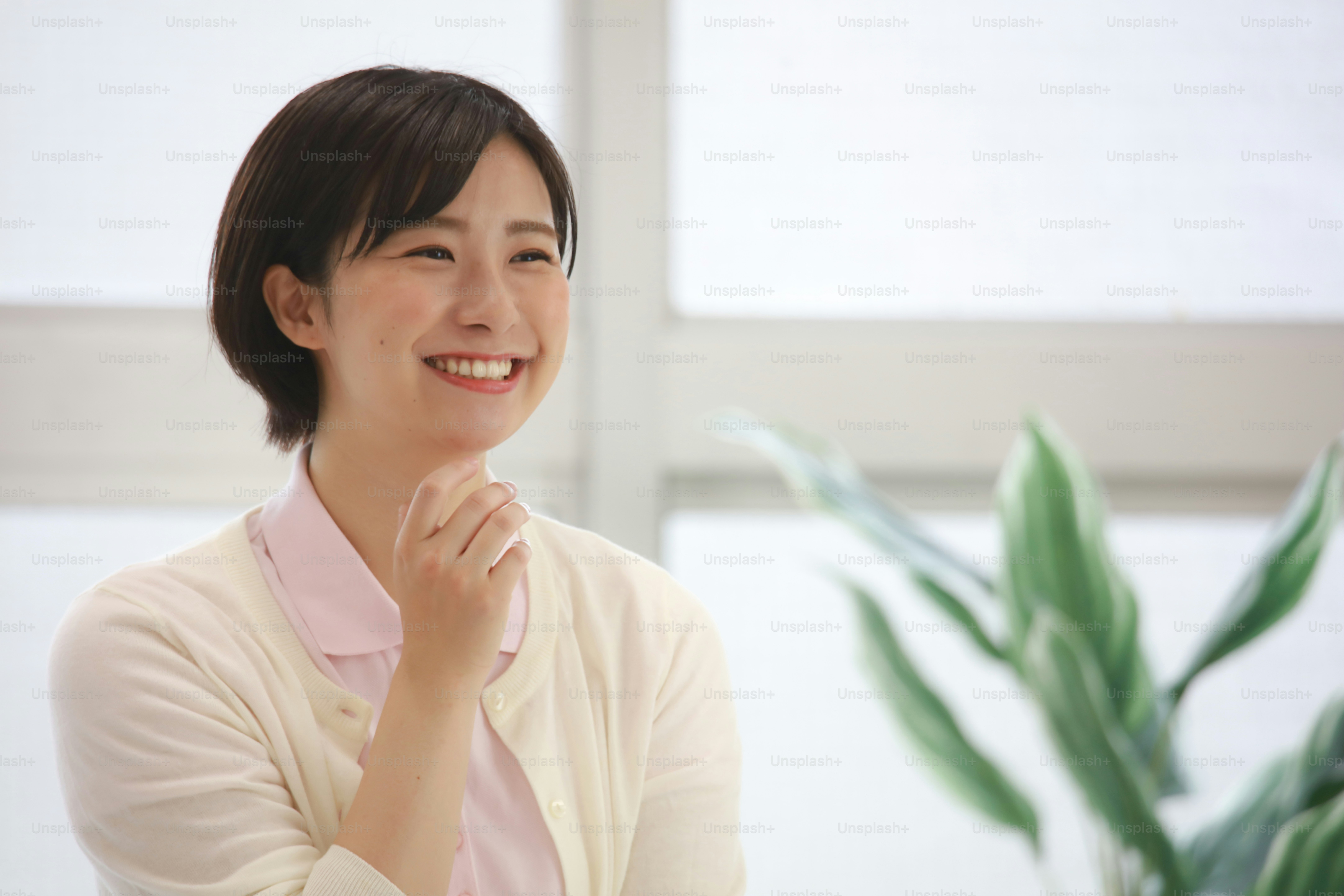 Bild der Lächeln-Pflegekraft