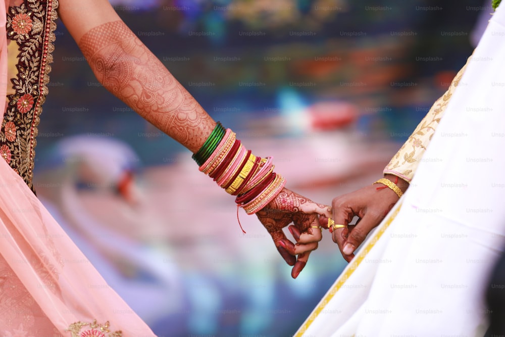 Fotografia di cerimonia nuziale tradizionale indiana