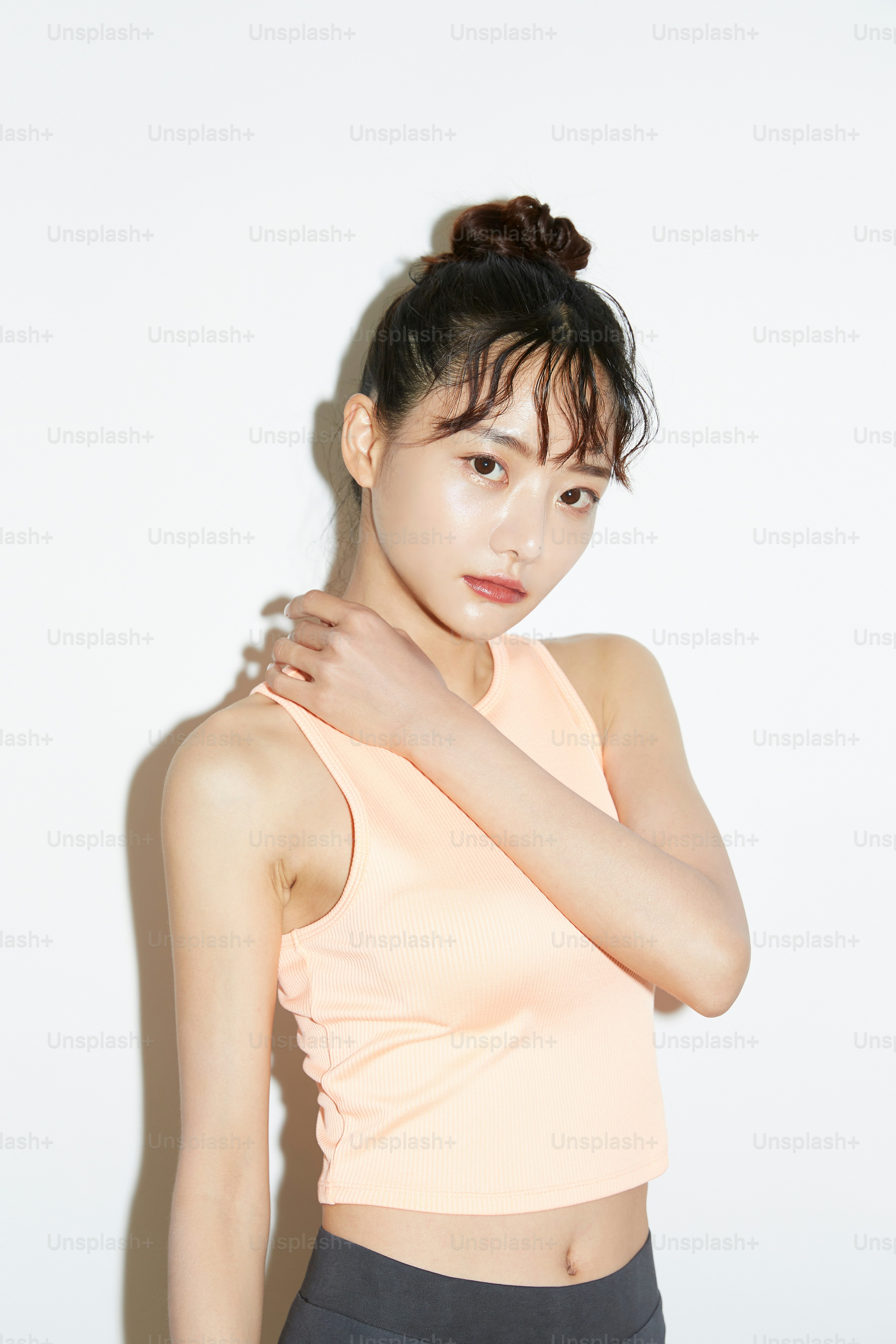 Flash light, White background, Located in Japan