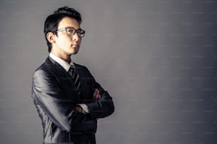 Porträt eines asiatischen Geschäftsmannes.