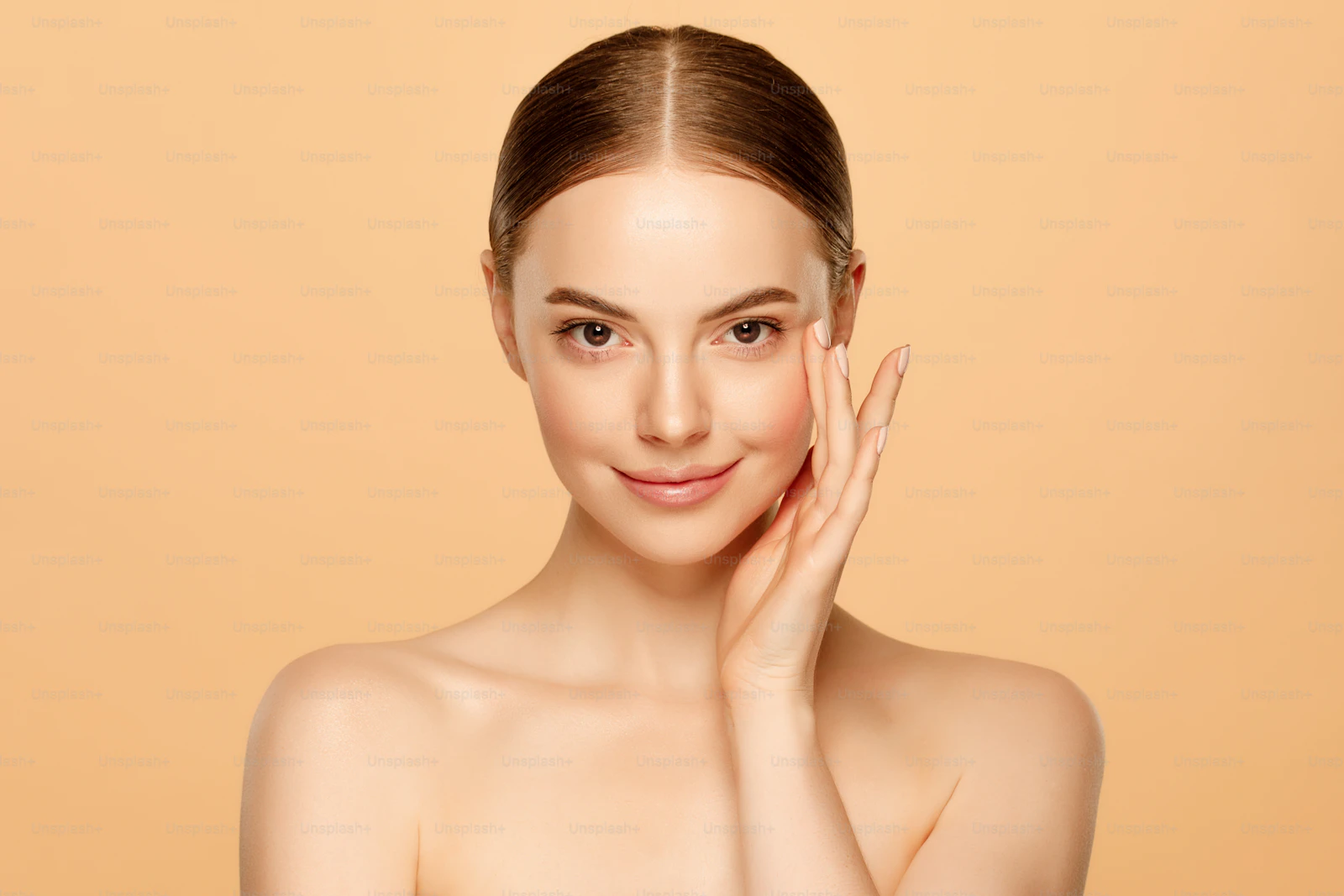 Healthy smooth facial skin after resurfacing care