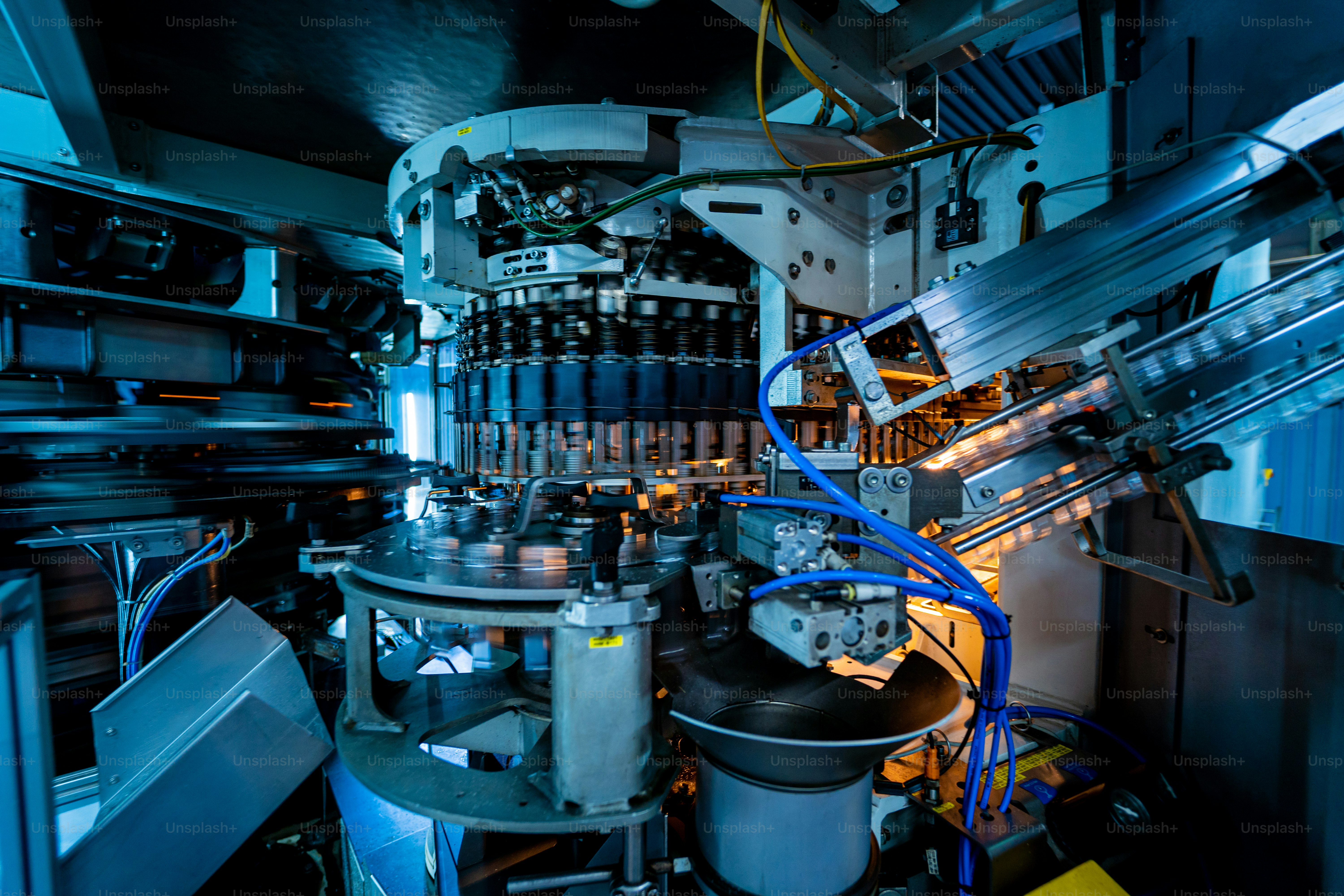 A futuristic laboratory filled with glowing quantum circuits and scientists monitoring ultra-cooled processors suspended in glass chambers.