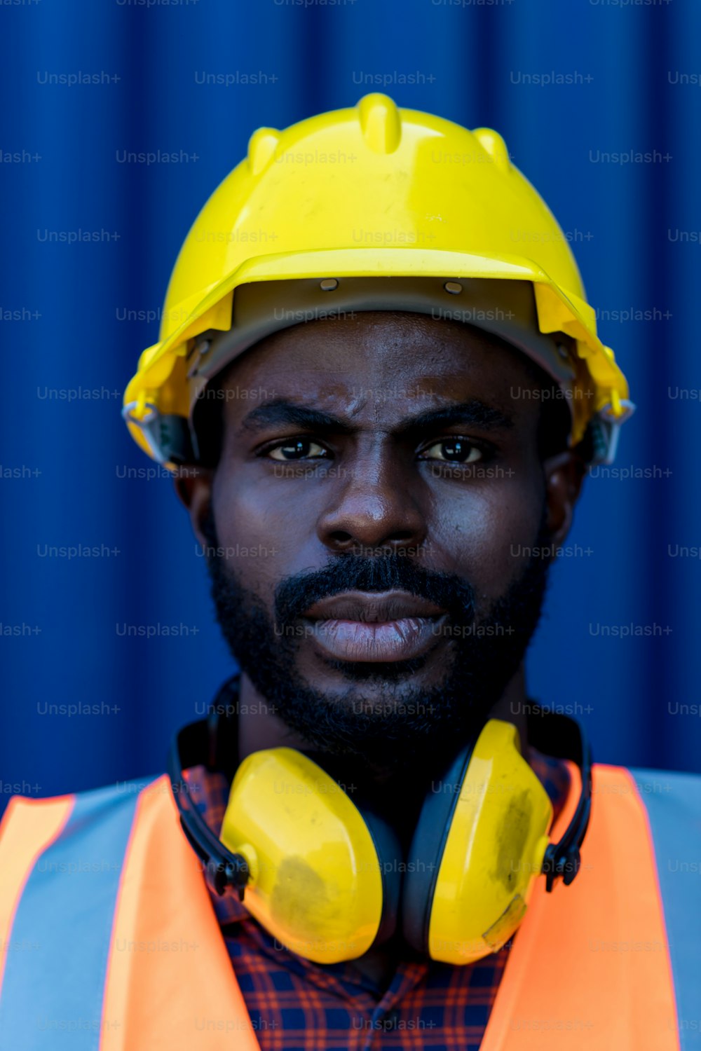 African American Container Warehouse Foreman Worker