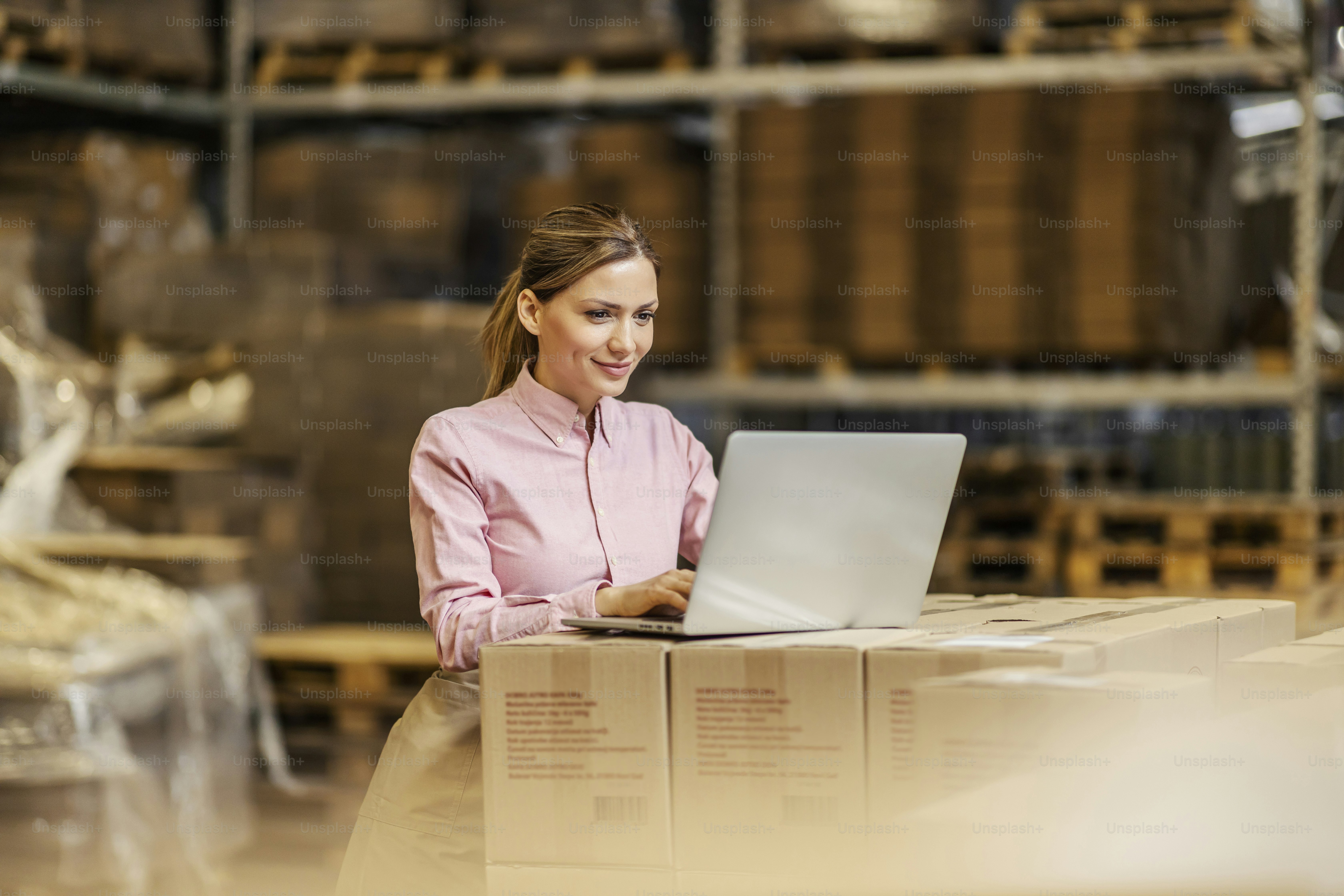 warehouse manager reviewing stock levels for ecommerce data integration problems