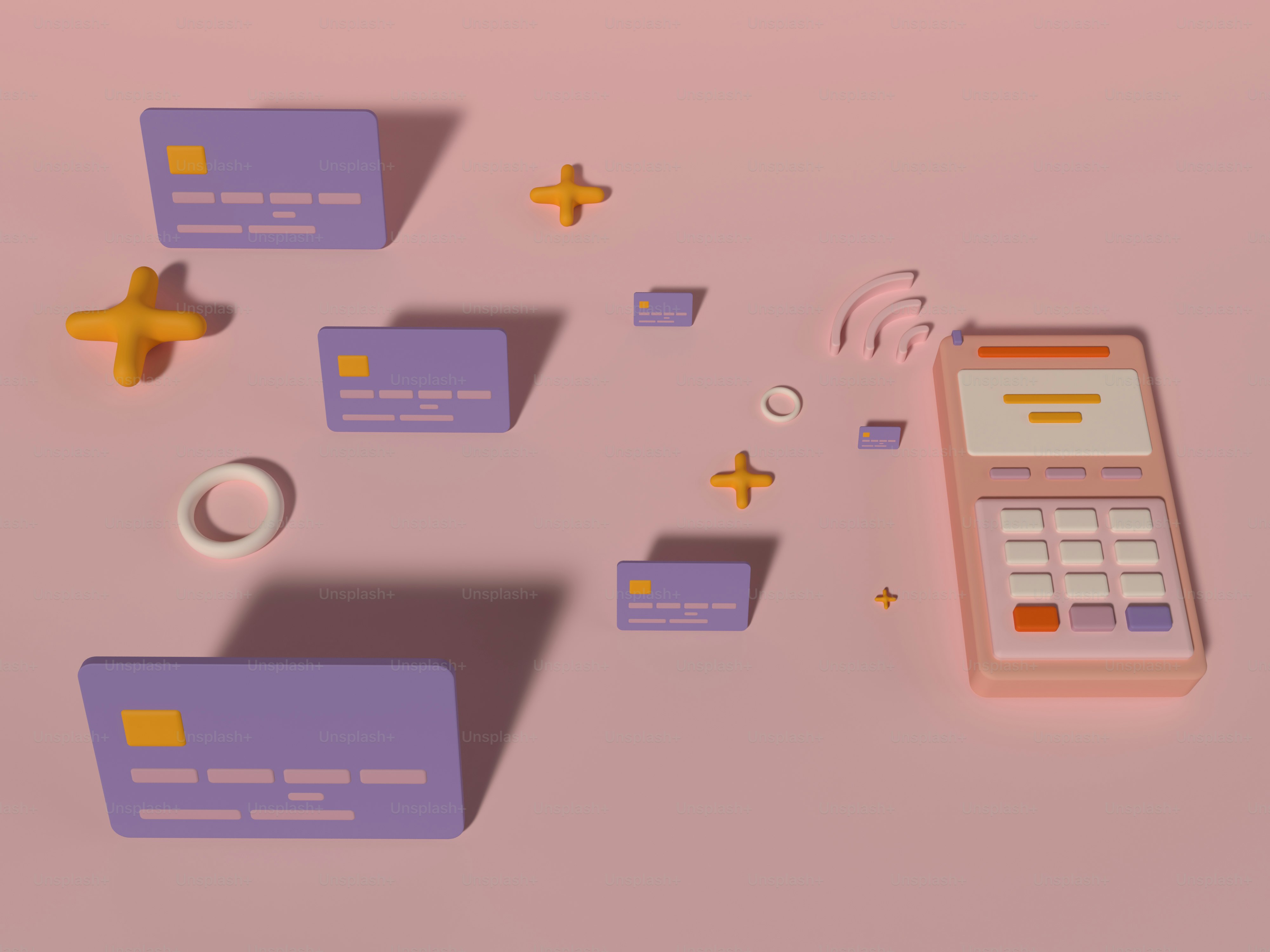 ein Taschenrechner, der auf einem Tisch sitzt