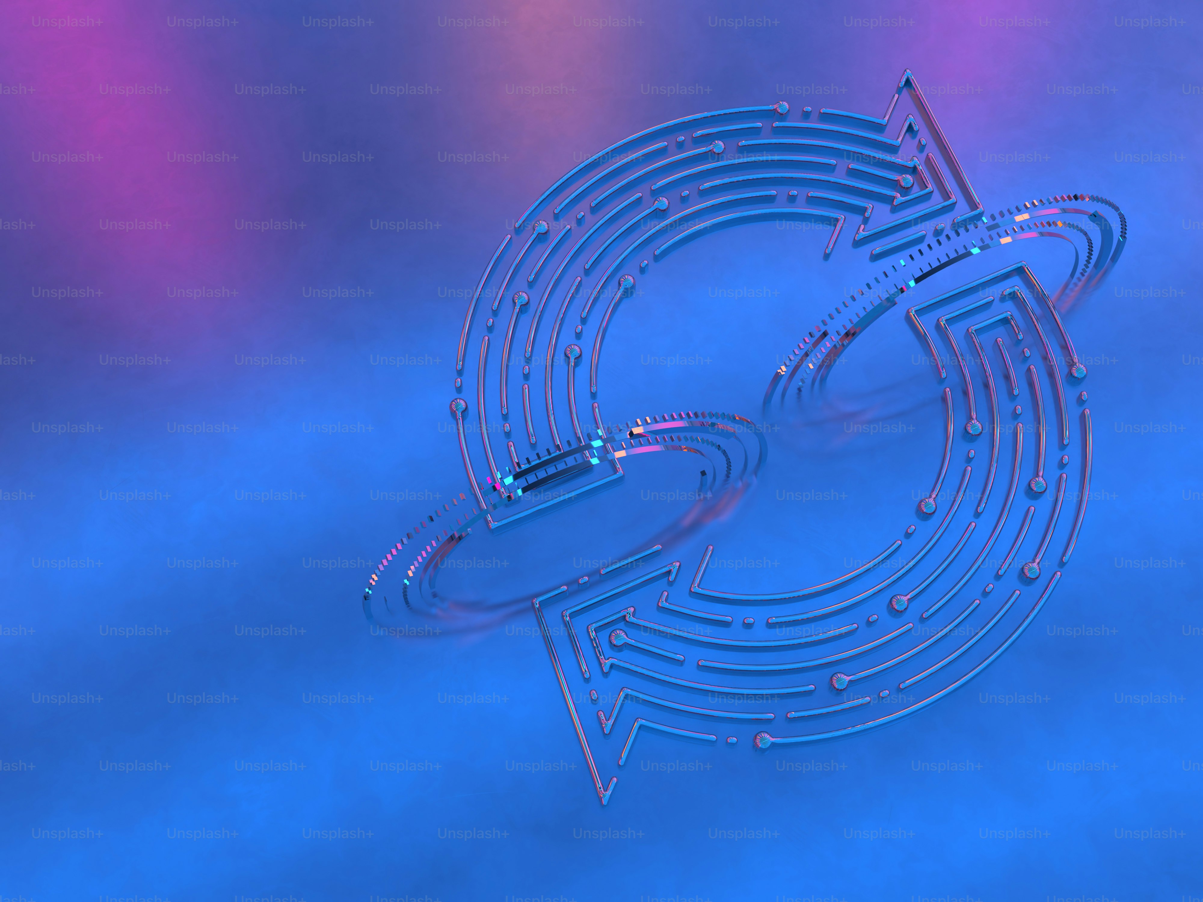 원형 개체의 컴퓨터 생성 이미지