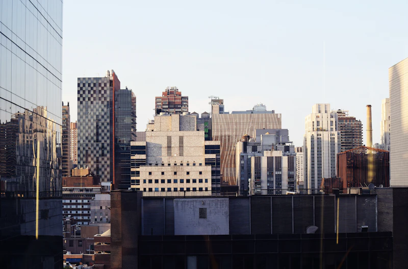 New York City corporate event venue - a view of a city from a high rise building