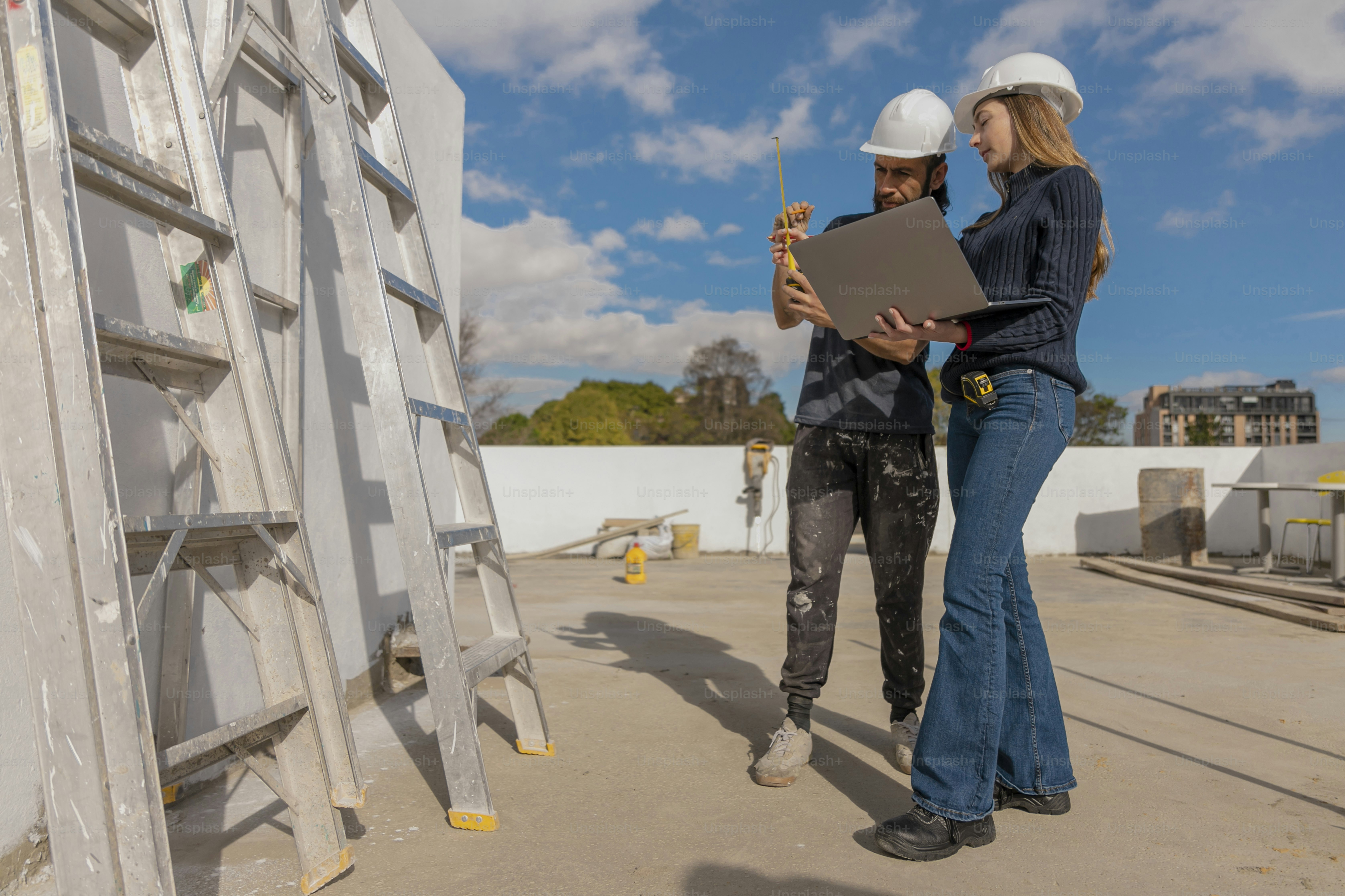a couple of women standing next to each other