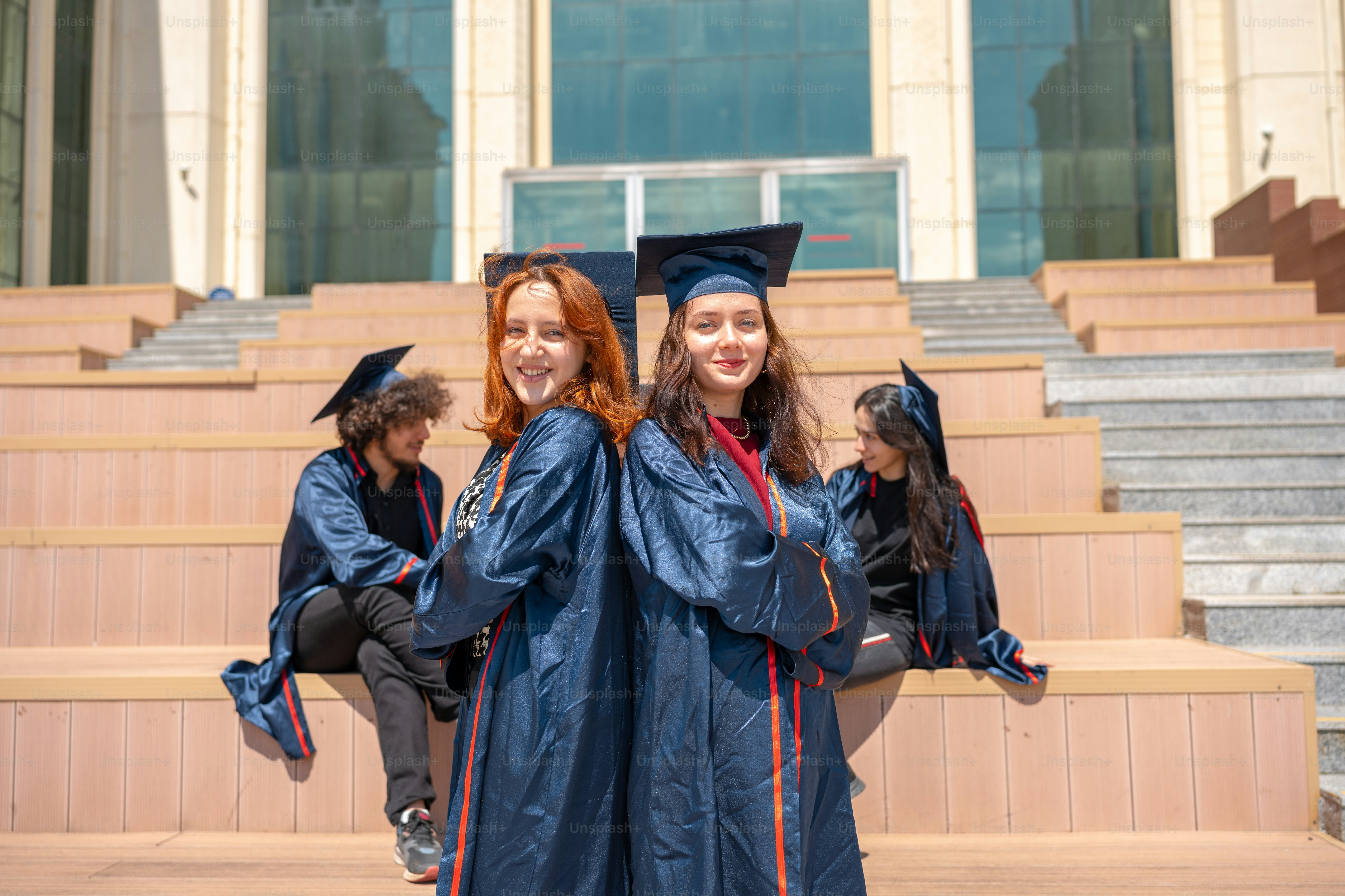 a group of young women standing next to each other