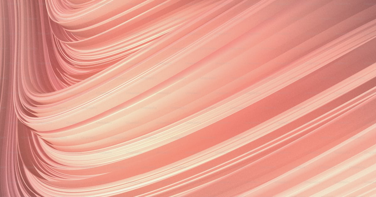 Abstract twisted shape. Computer generated geometric illustration. 3D ...