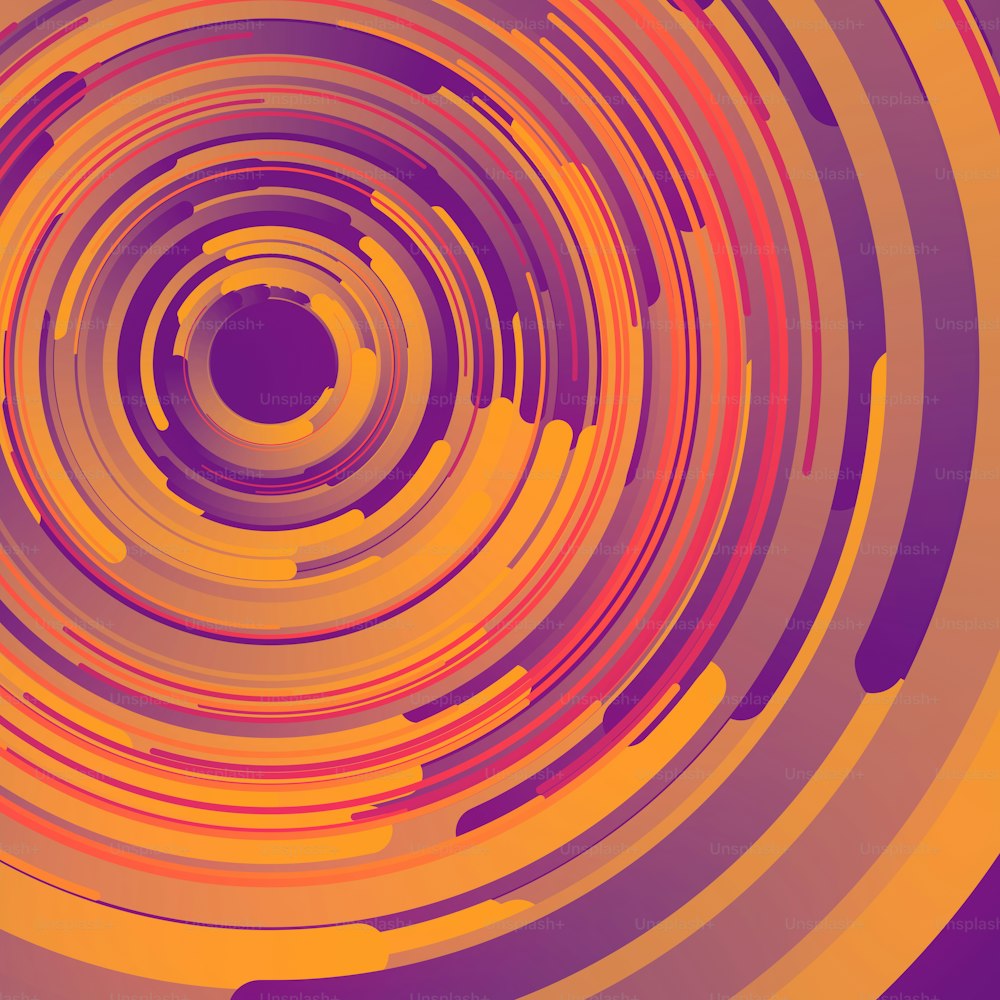 Shapes with colored gradients composition. Abstract 3d rendering. Computer generated geometric pattern. Modern covers design with multicolored circles.