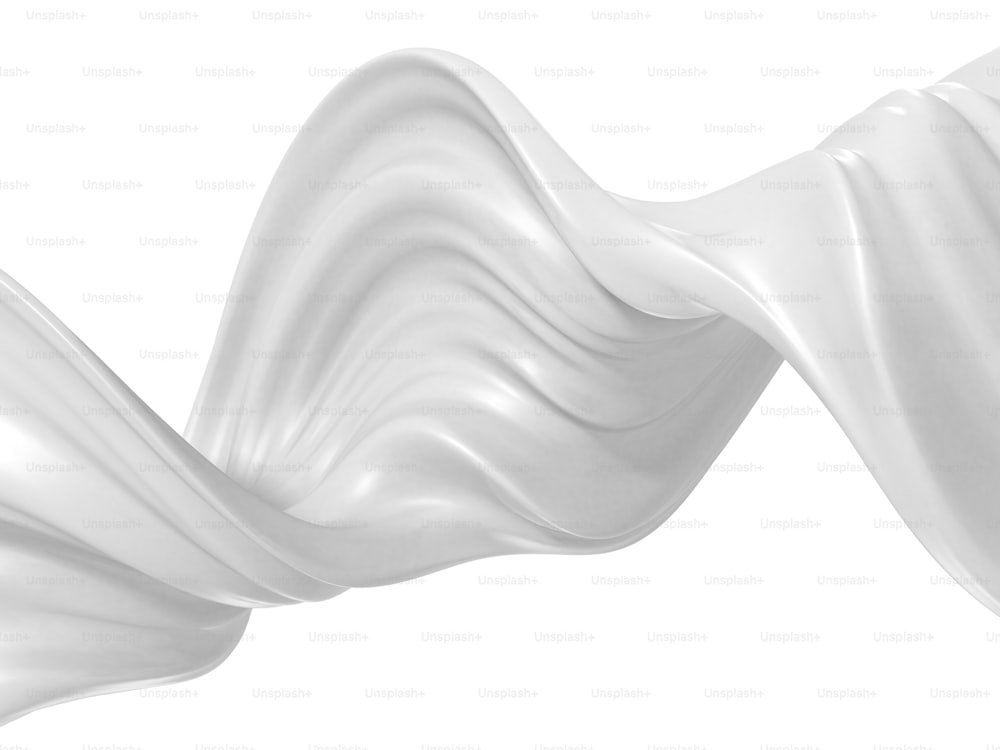 Respingo líquido de leite branco fresco. Ilustração de renderização 3D