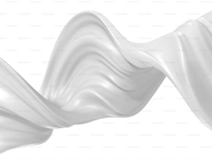 Spruzzo liquido di latte bianco fresco. Illustrazione di rendering 3D