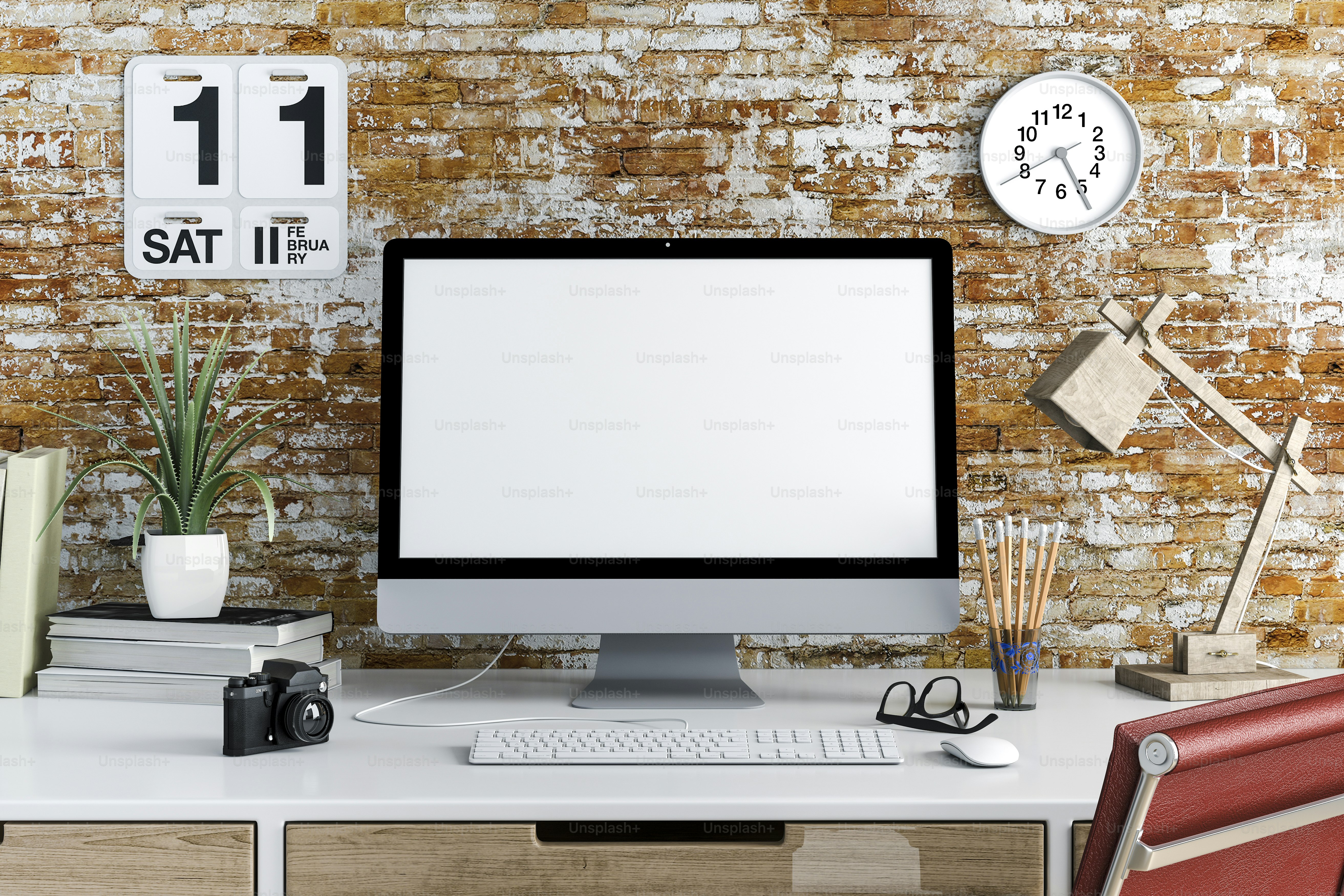 3D 현대 컴퓨터 작업 공간