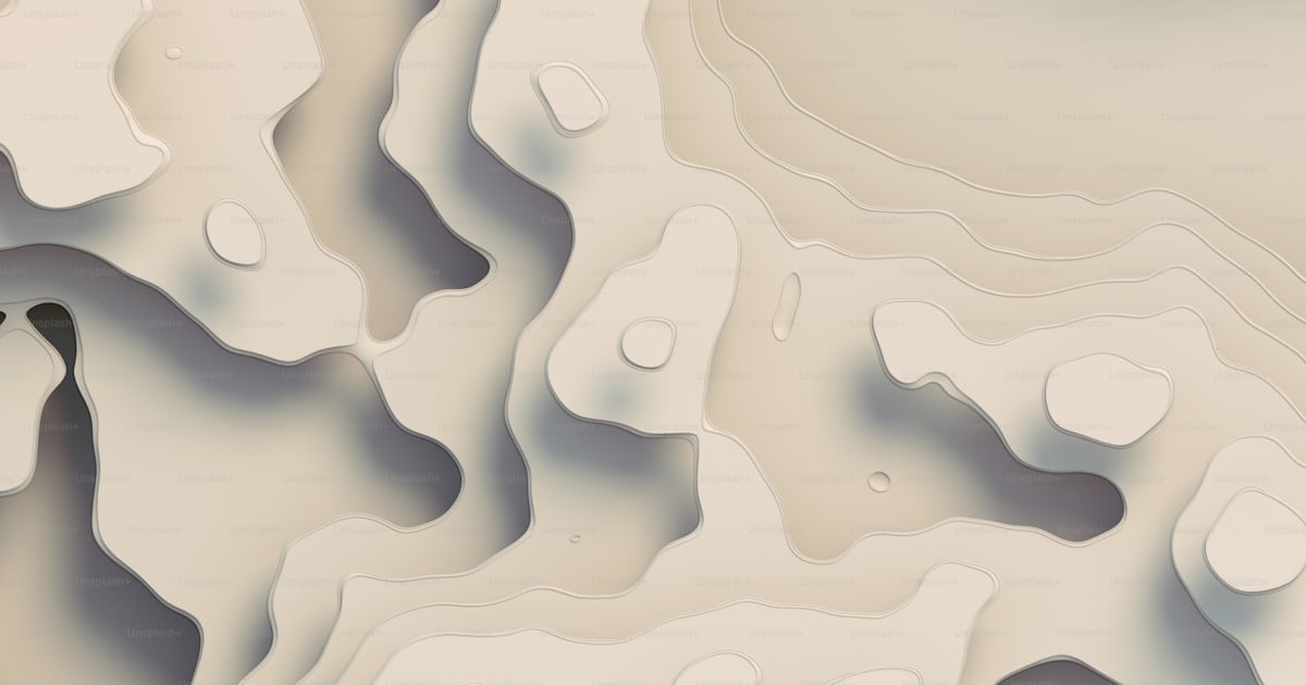 3D rendering digital conceptual high-altitude topographic map. Template ...