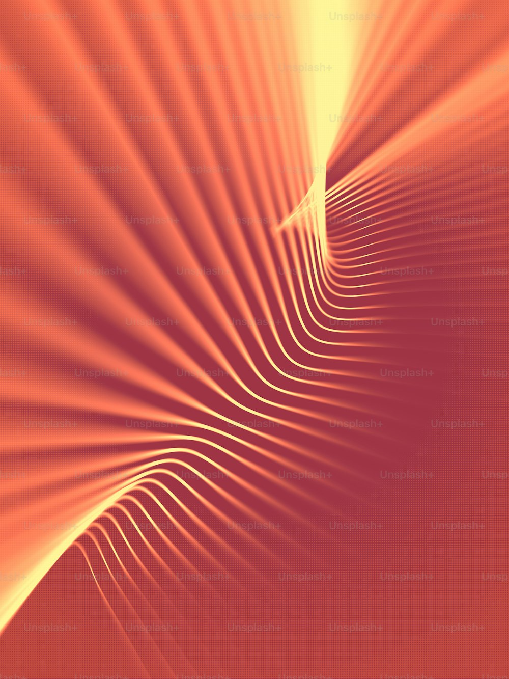 Abstract curved lines technology background. Graphic modern pattern. 3d rendering digital illustration