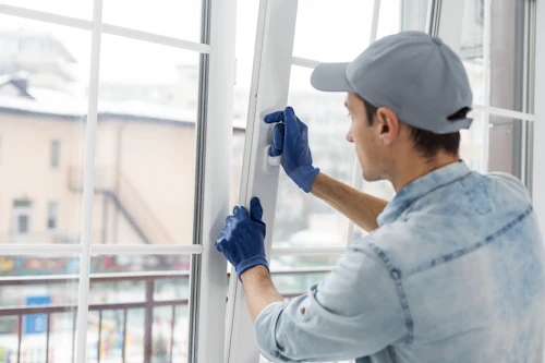 Instalación y revisión de una ventana en una vivienda de Conchalí