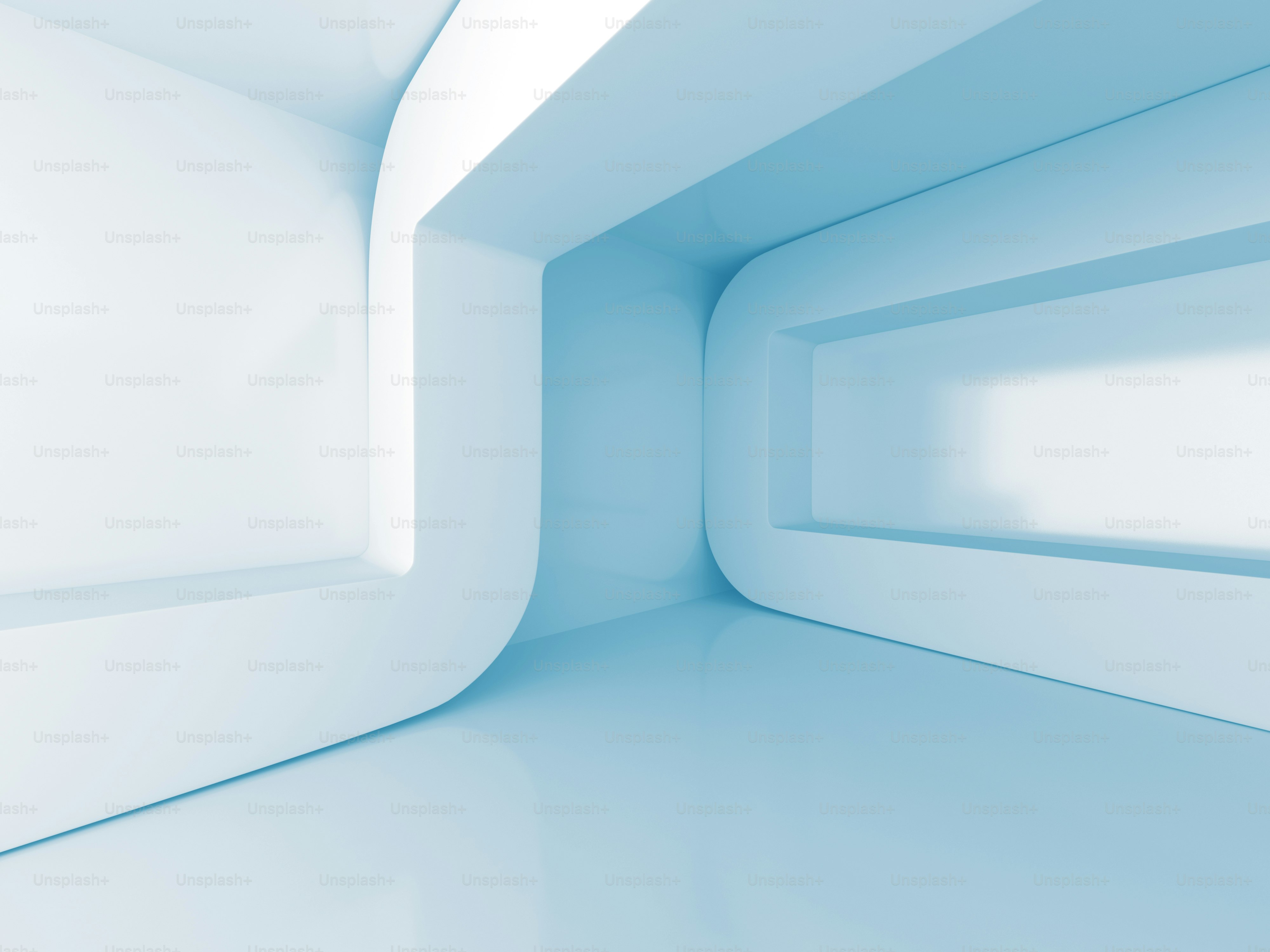 Detalle interior abstracto Arquitectura de fondo. Ilustración de renderizado 3D