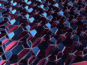 Dark reflective metallic abstract texture surface pattern. 3d rendering