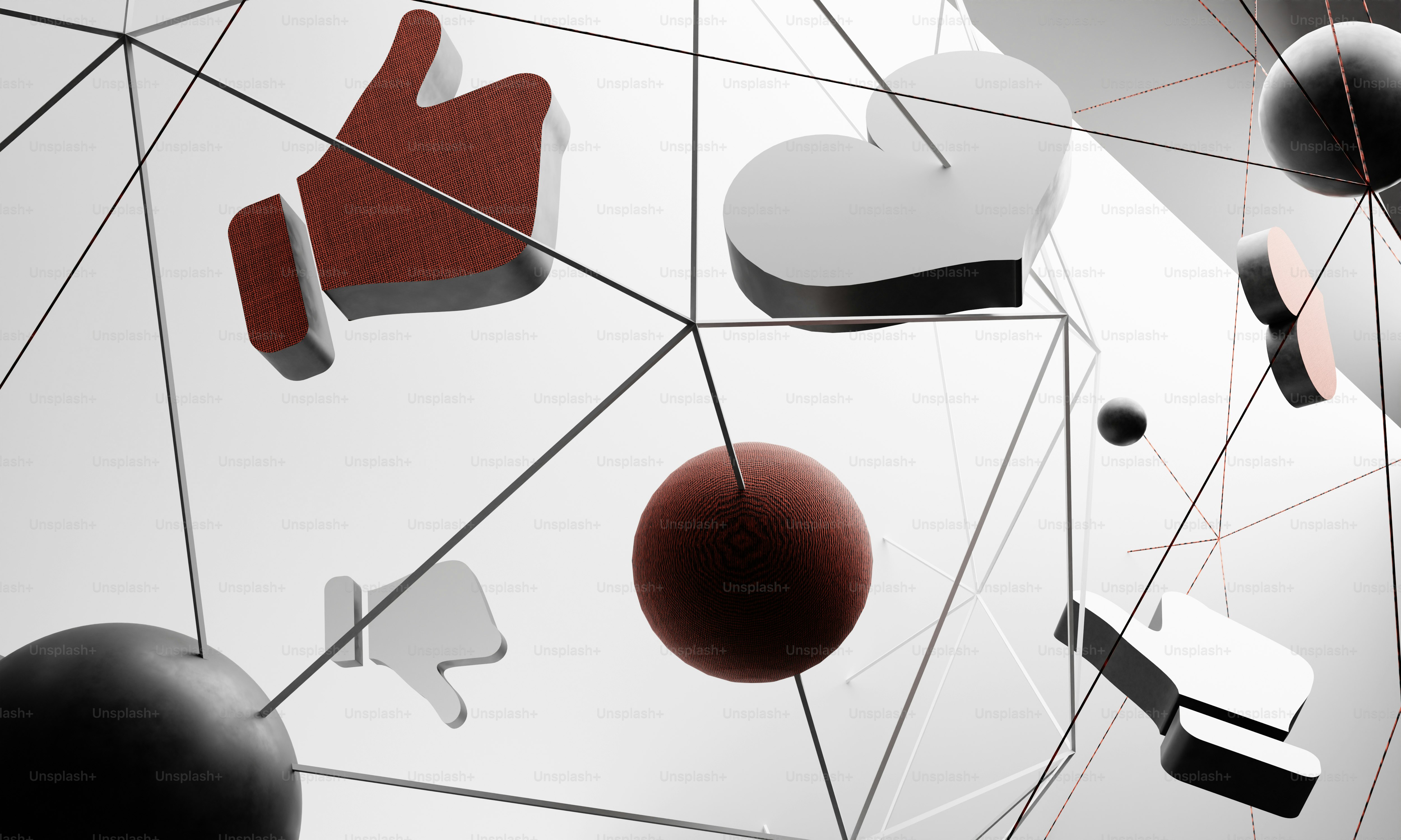 a number of different shapes and sizes of objects