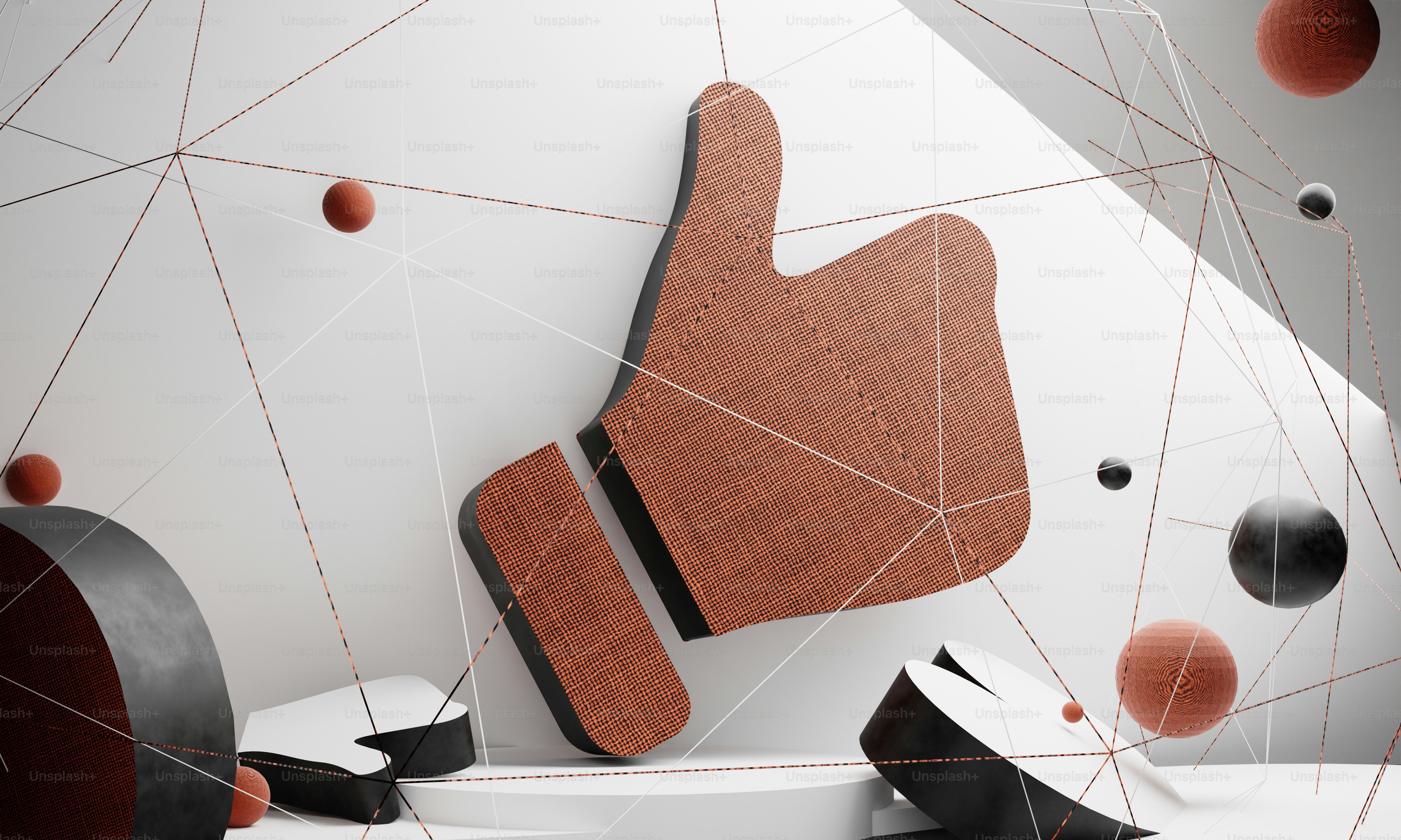 a chair that has a thumbs up sign on it