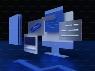 una pantalla de computadora con un enlace