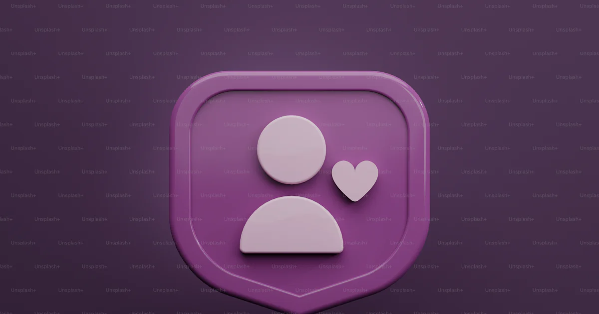Icone Menu Roxo Um ícone roxo com um coração nele foto – Imagem sobre Gosta na Unsplash