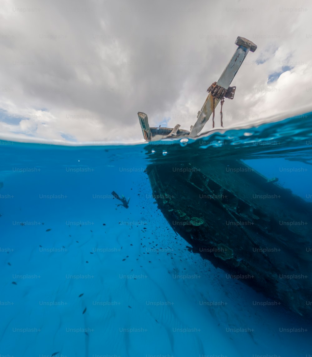 uma pessoa em uma prancha de surf na água