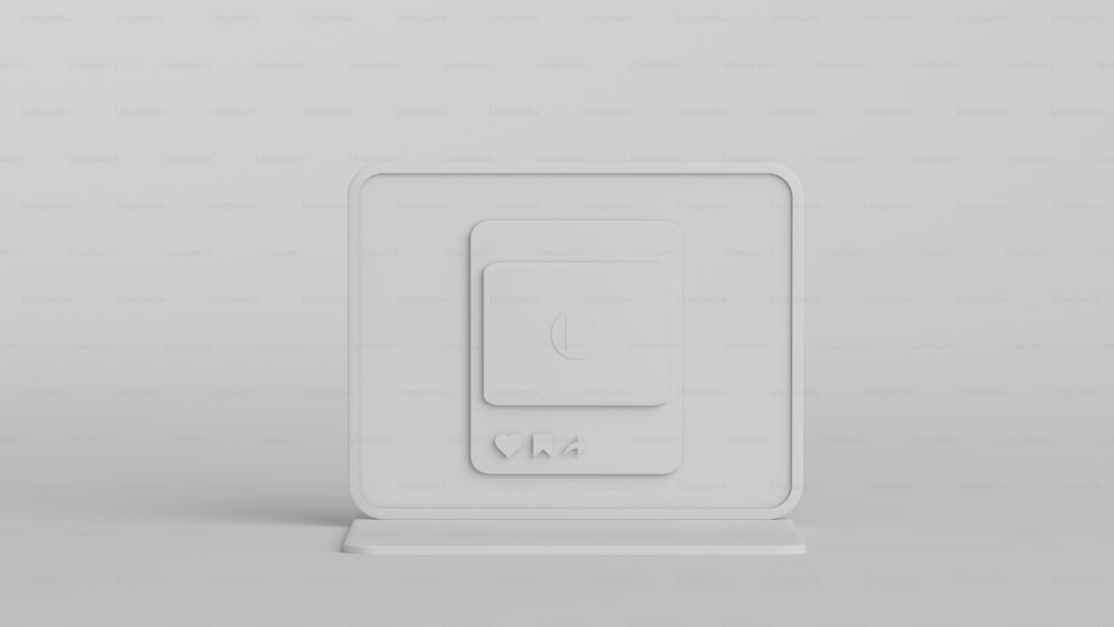 a white light switch sitting on top of a table