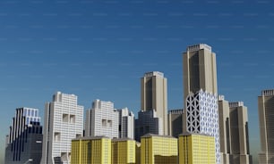 a group of buildings that are next to each other