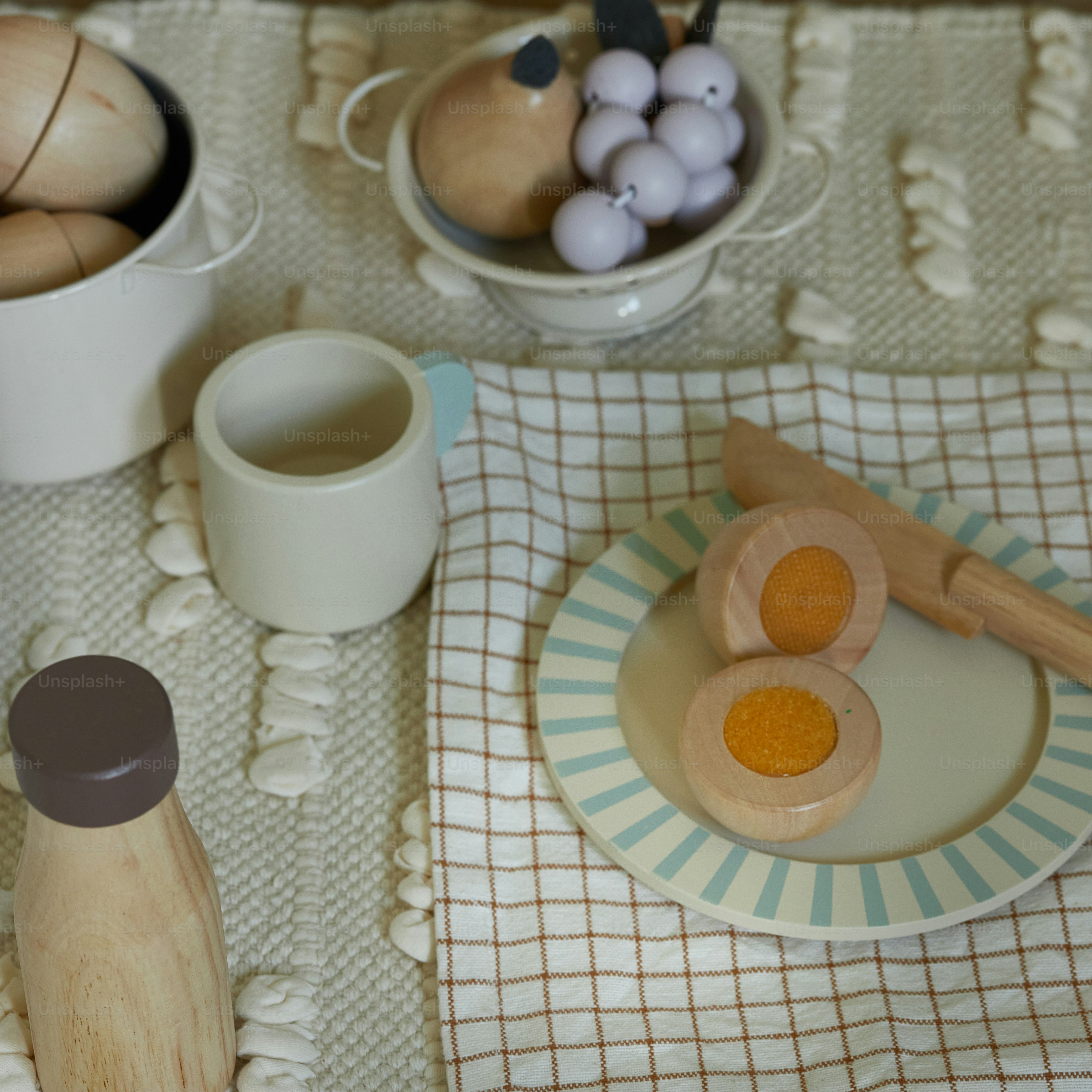 a close up of a plate of food on a table