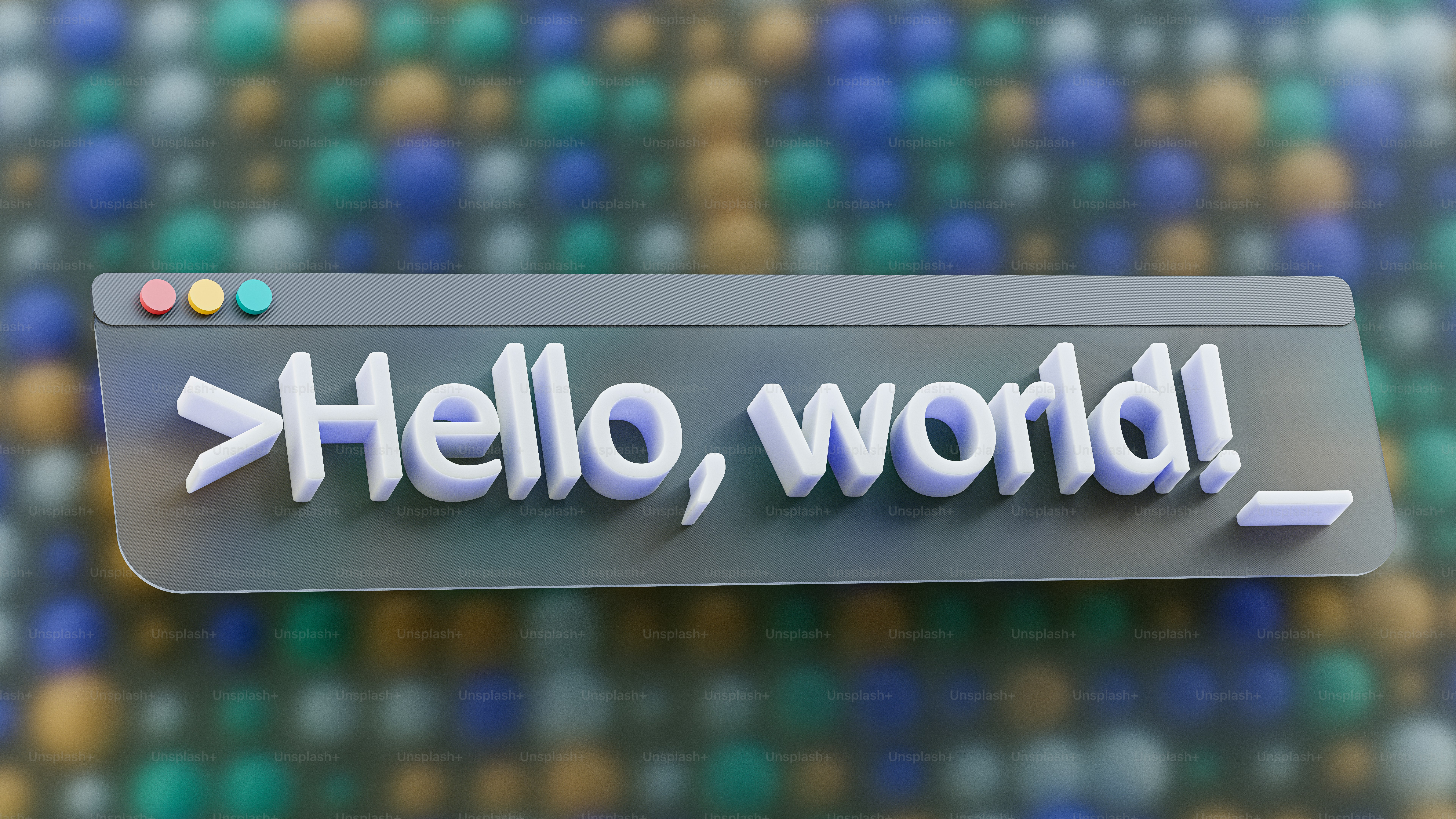 3D visualization of the \