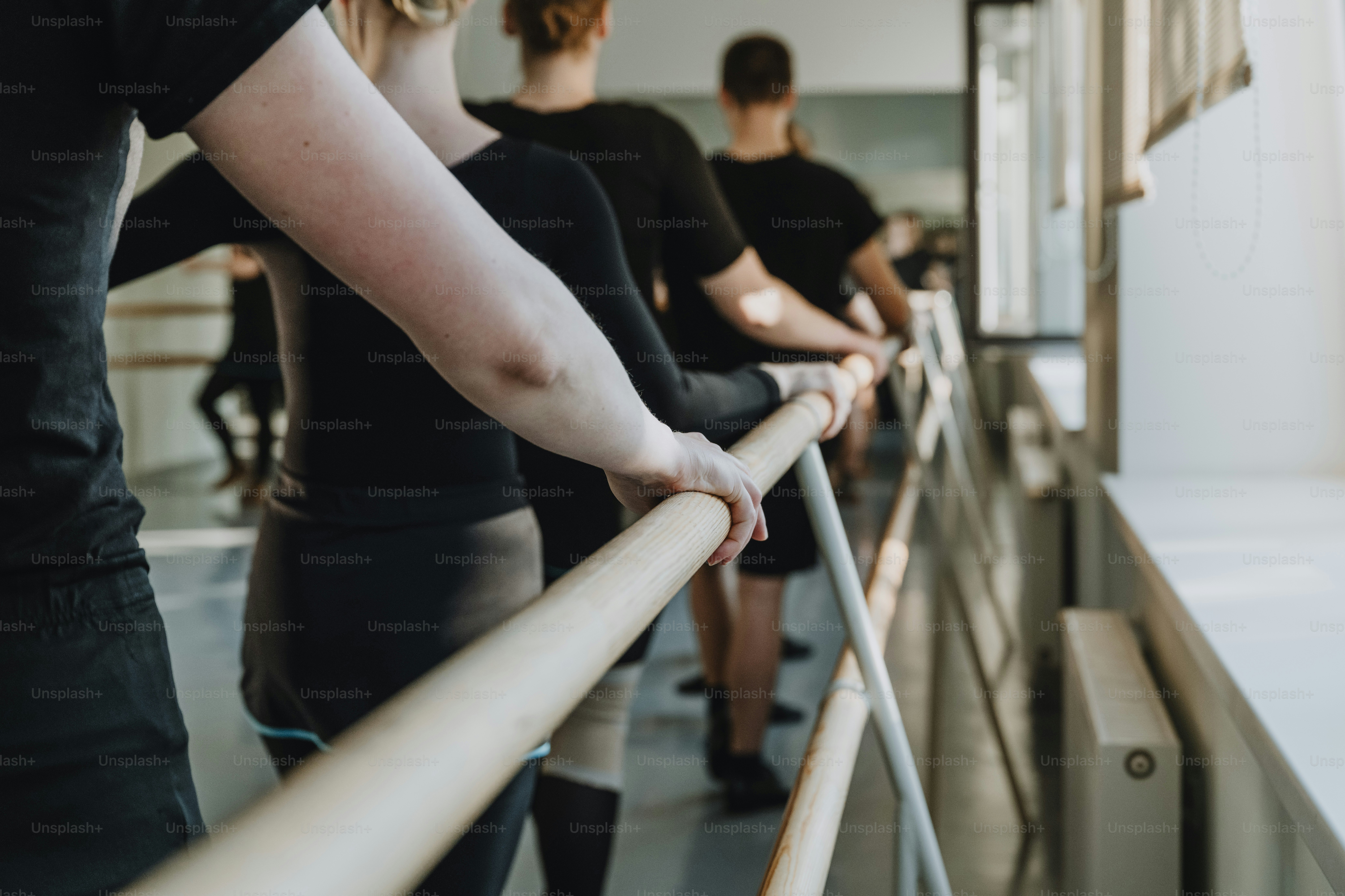 a group of people standing next to each other