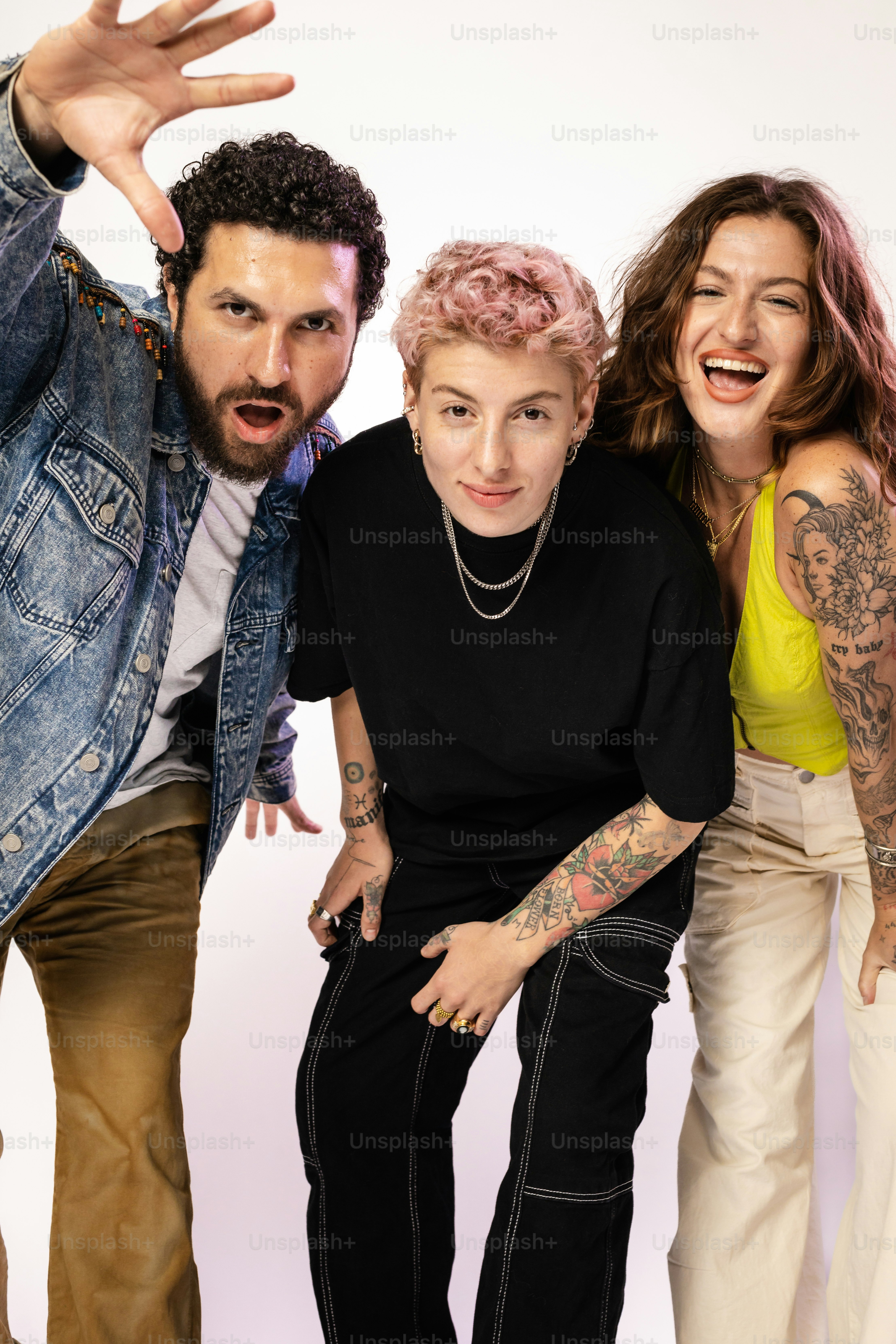 a group of people posing for a picture