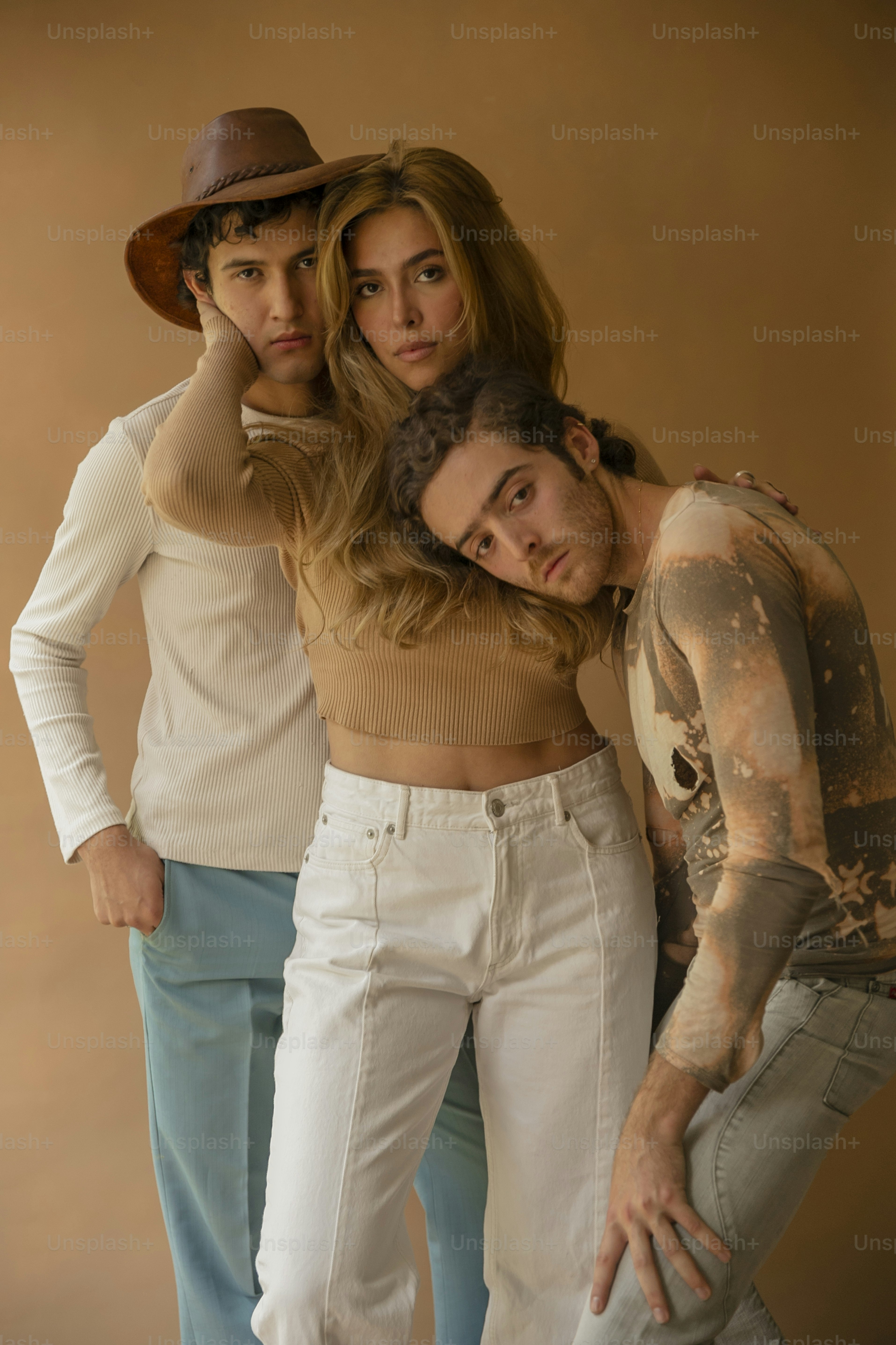 a group of people standing next to each other