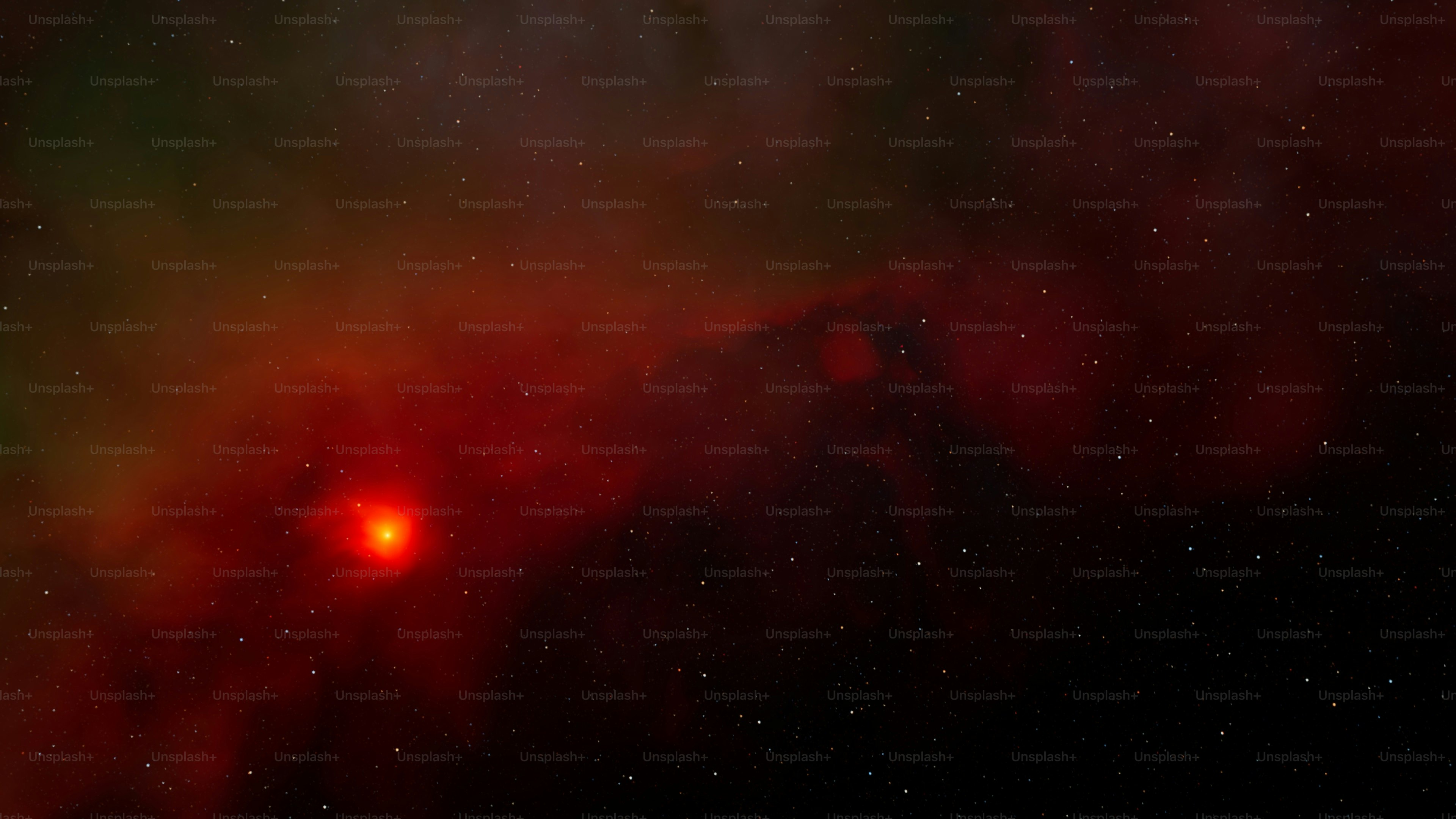 an image of a red star in the sky
