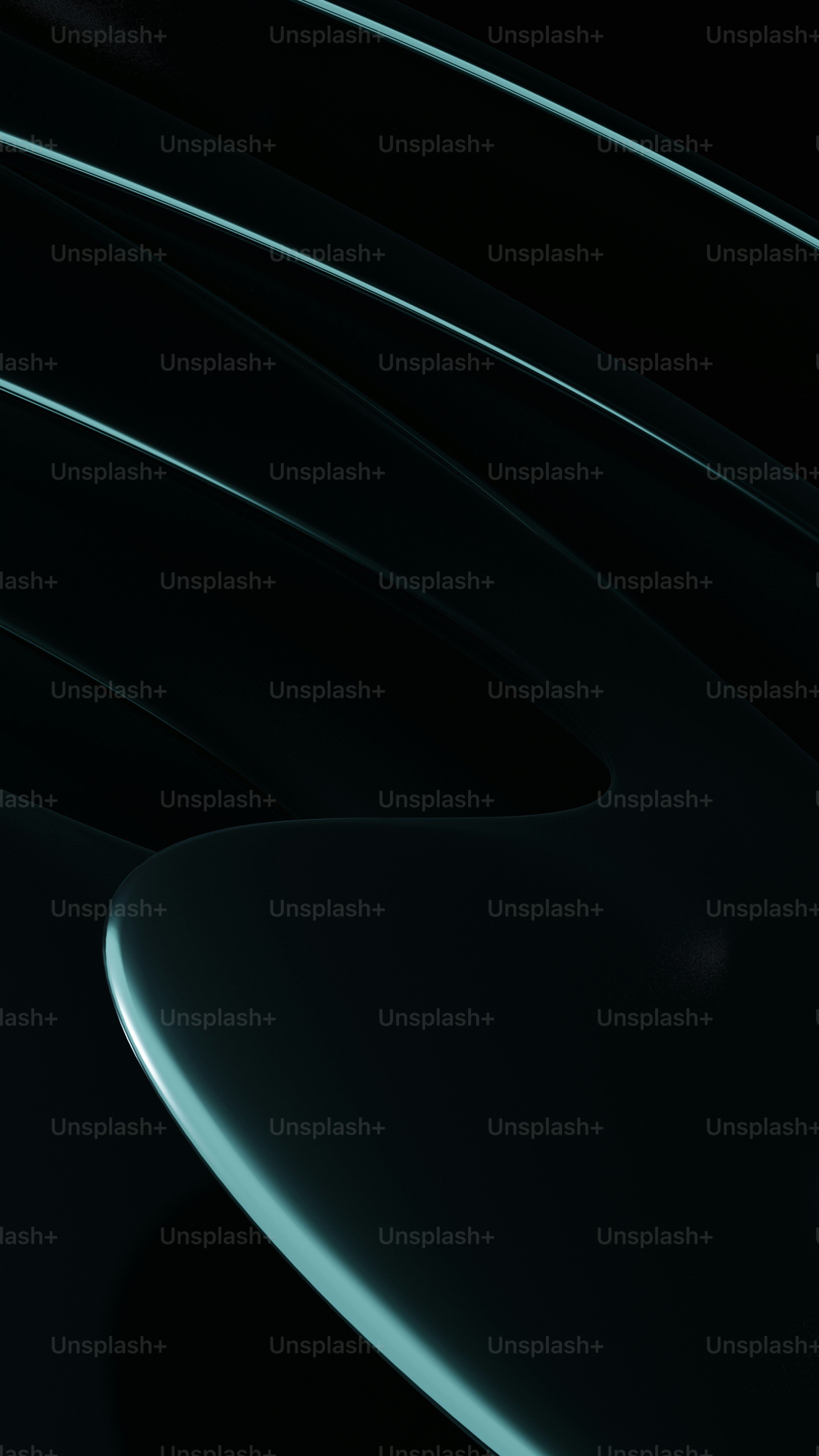 ein Schwarz-Weiß-Foto eines gekrümmten Objekts