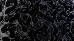 ein abstrakter Schwarz-Weiß-Hintergrund mit Wellenlinien