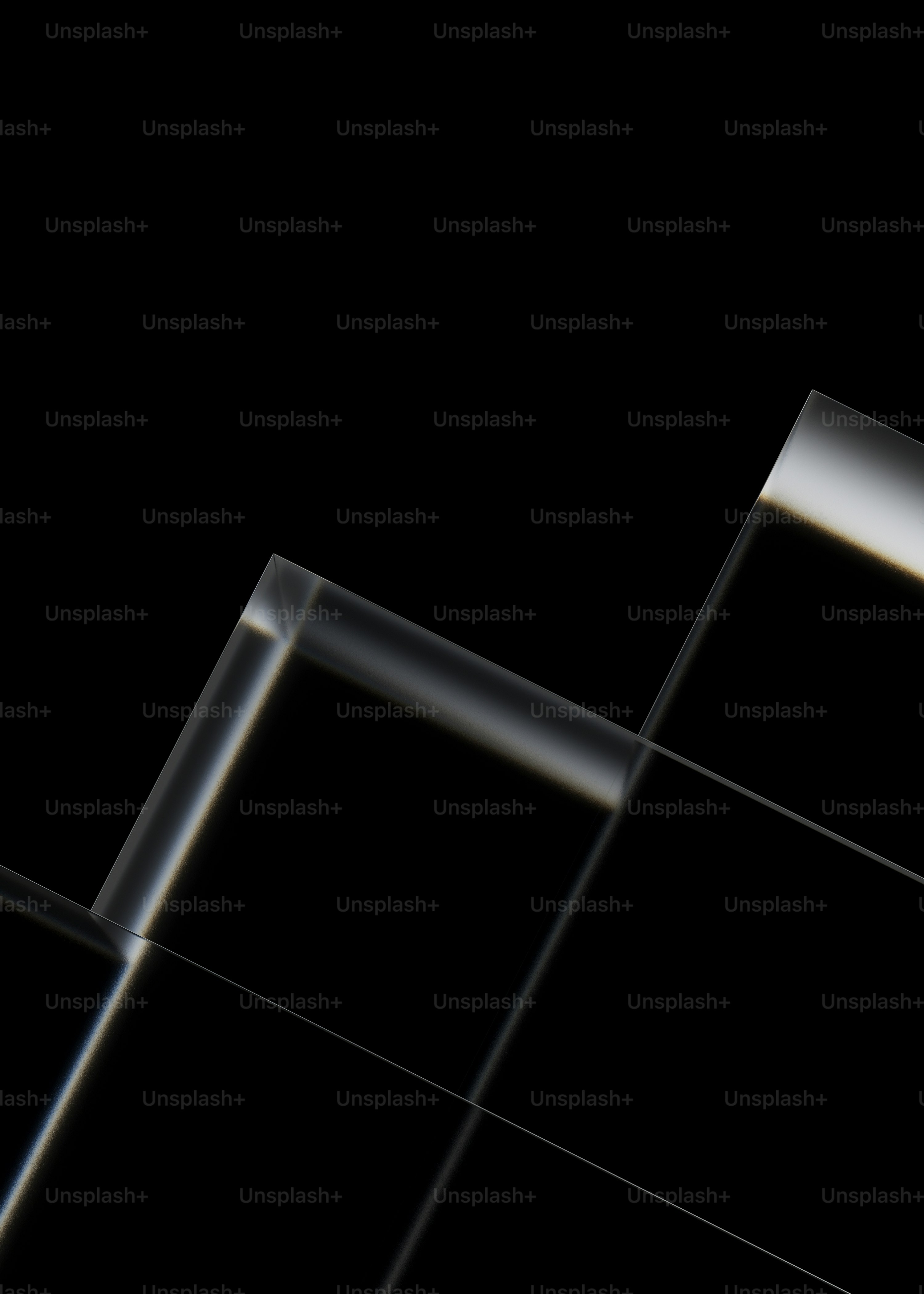 A black and white photo of a rectangular object photo – Black ...